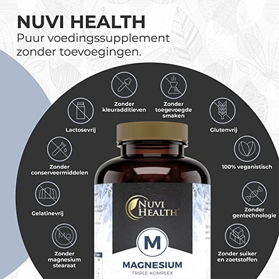 Magnesium Triple Complex | 240 Capsules | Nuvi Health