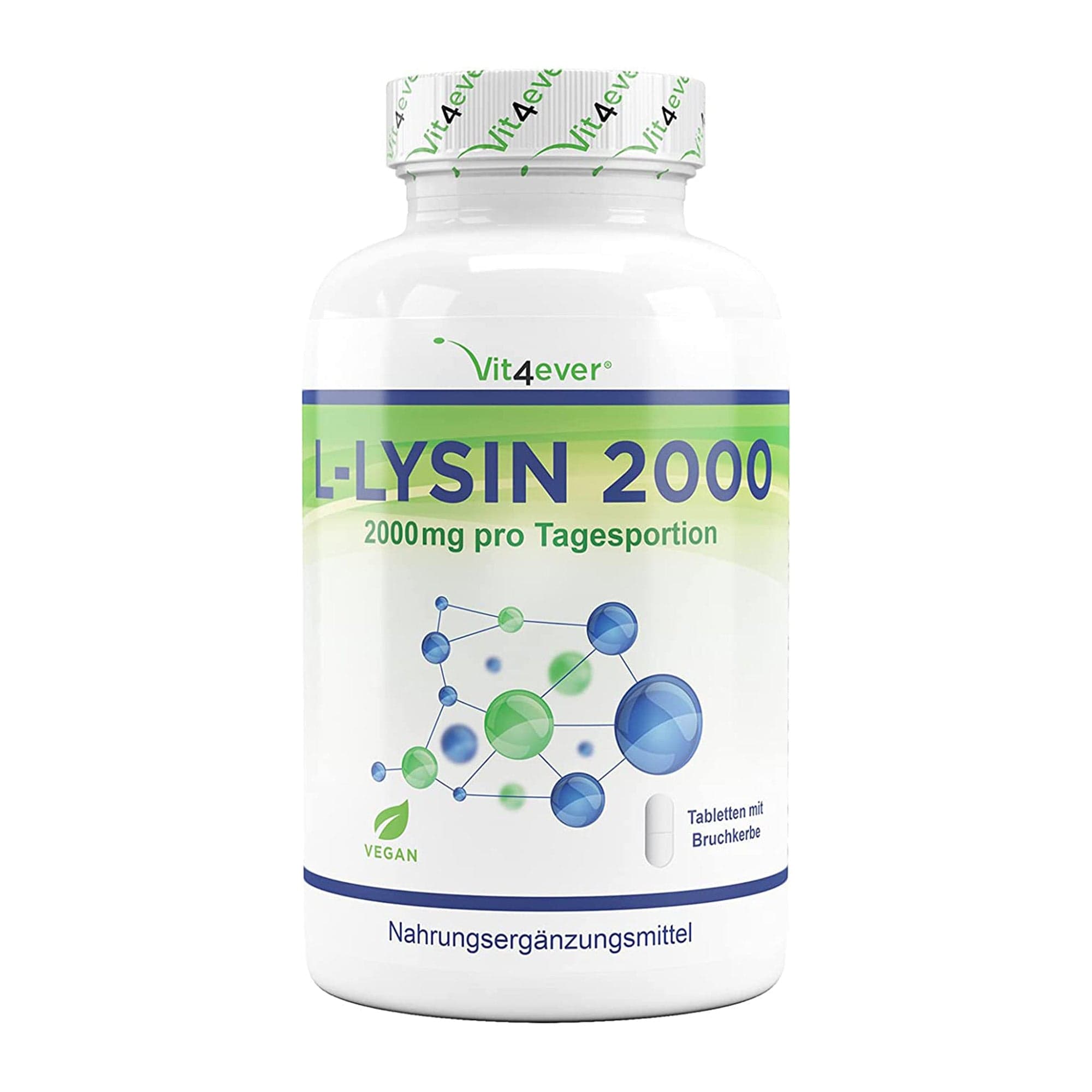 L-Lysine 2000 | 1000mg | 365 Tabletten | Vit4ever