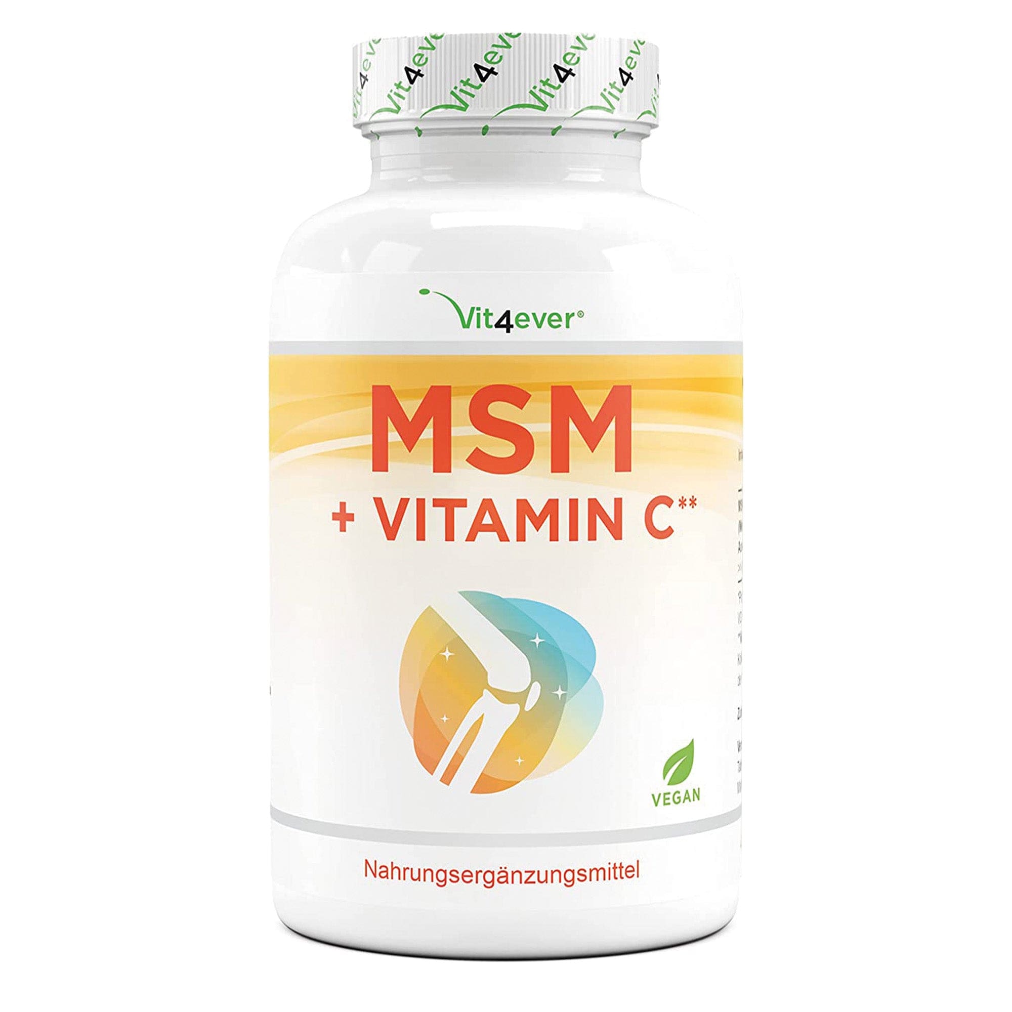 MSM met vitamine C | methylsulfonylmethaan | 365 tabletten | Vit4ever