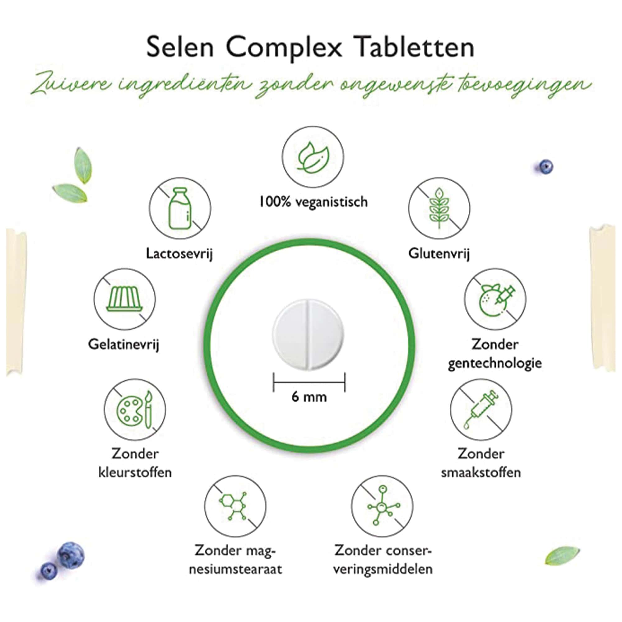 Selenium Complex 200µg | 365 tabletten | Vit4ever