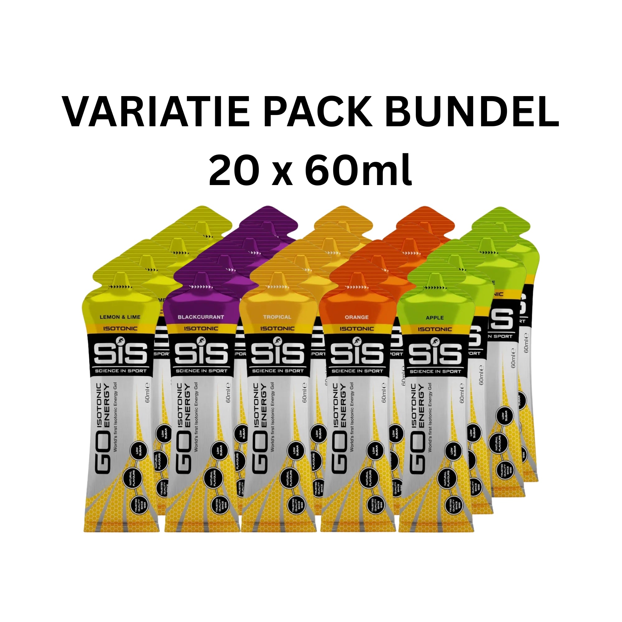 SiS GO Isotonic Energy Gel  Variety Pack