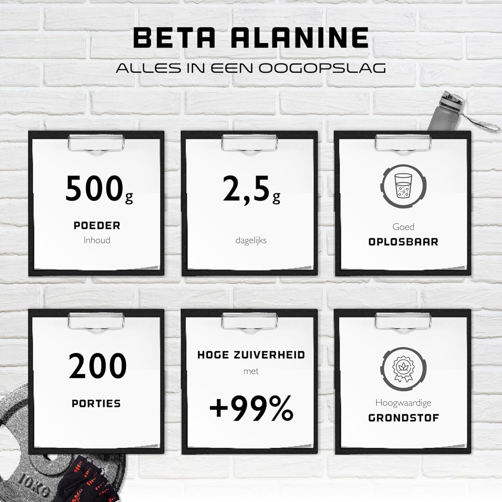 GEN | Beta-Alanine (Beta Alanine Powder) 500g | German Elite Nutrition
