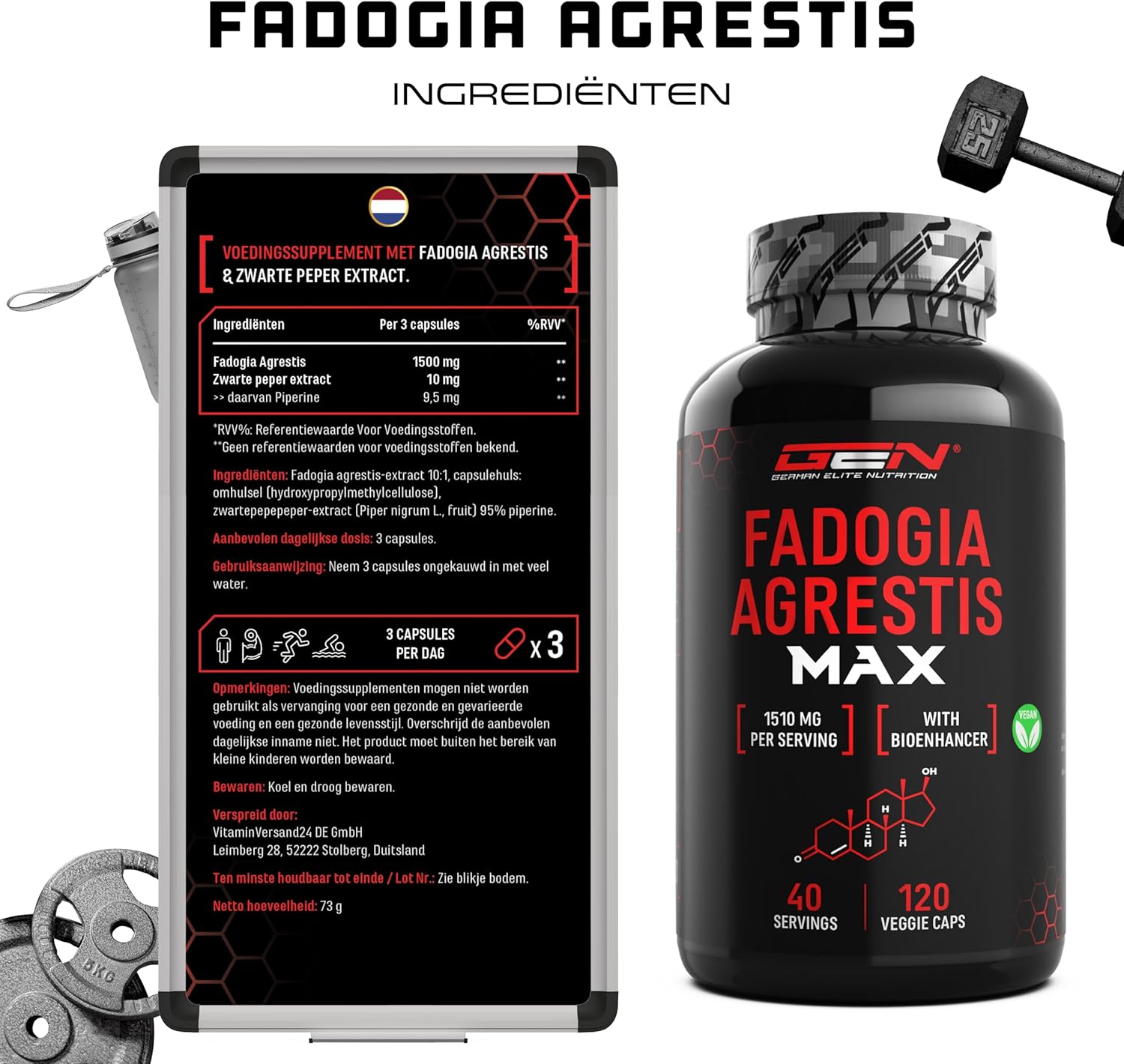 Fadogia Agrestis Max | 120 Capsules