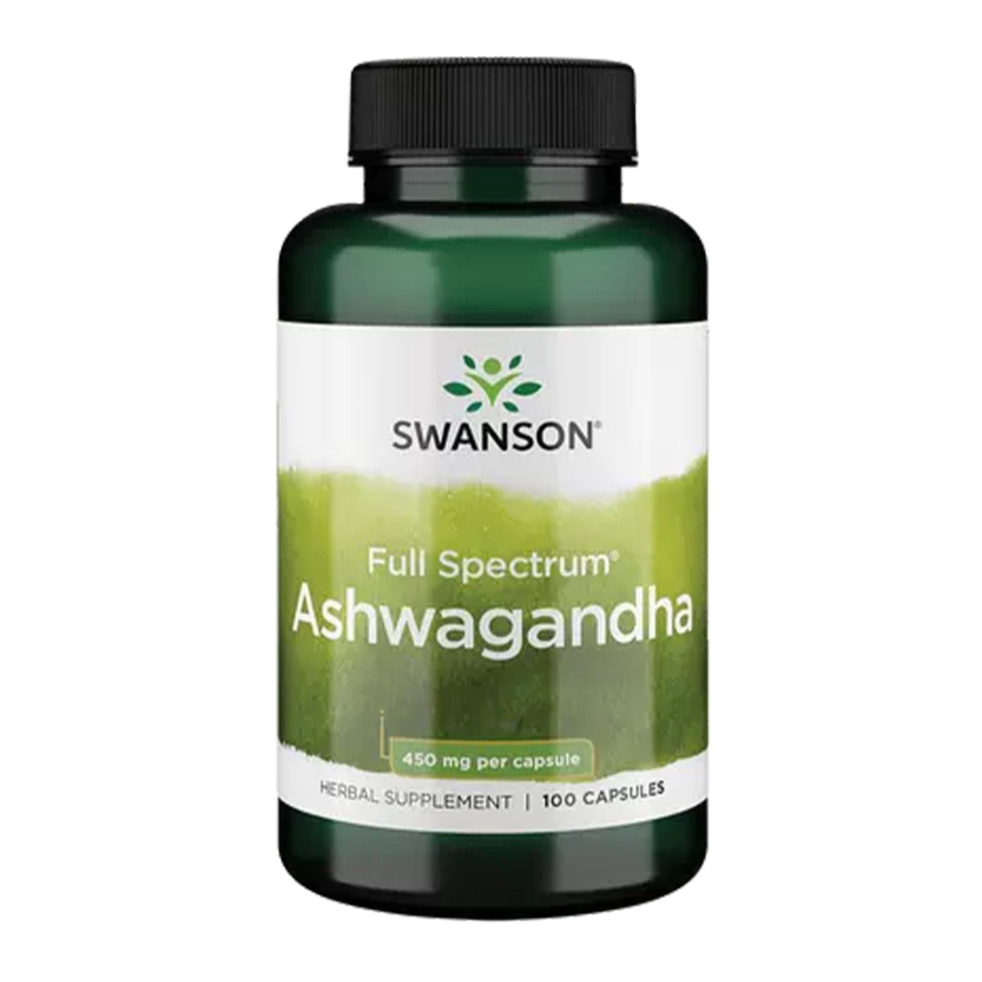 Swanson Ashwagandha full Spectrum | Superfoods 450mg  | 100 Capsules