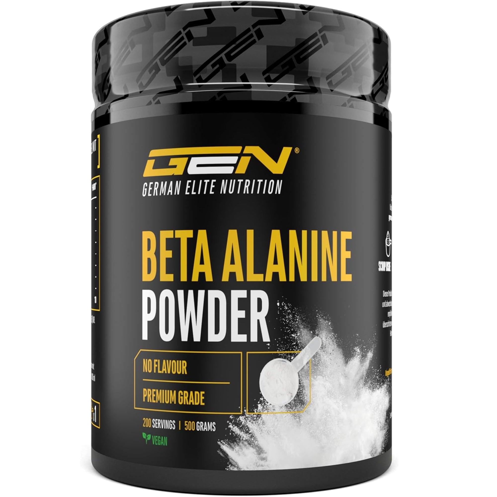 GEN | Beta-Alanine (Beta Alanine Powder) 500g | German Elite Nutrition