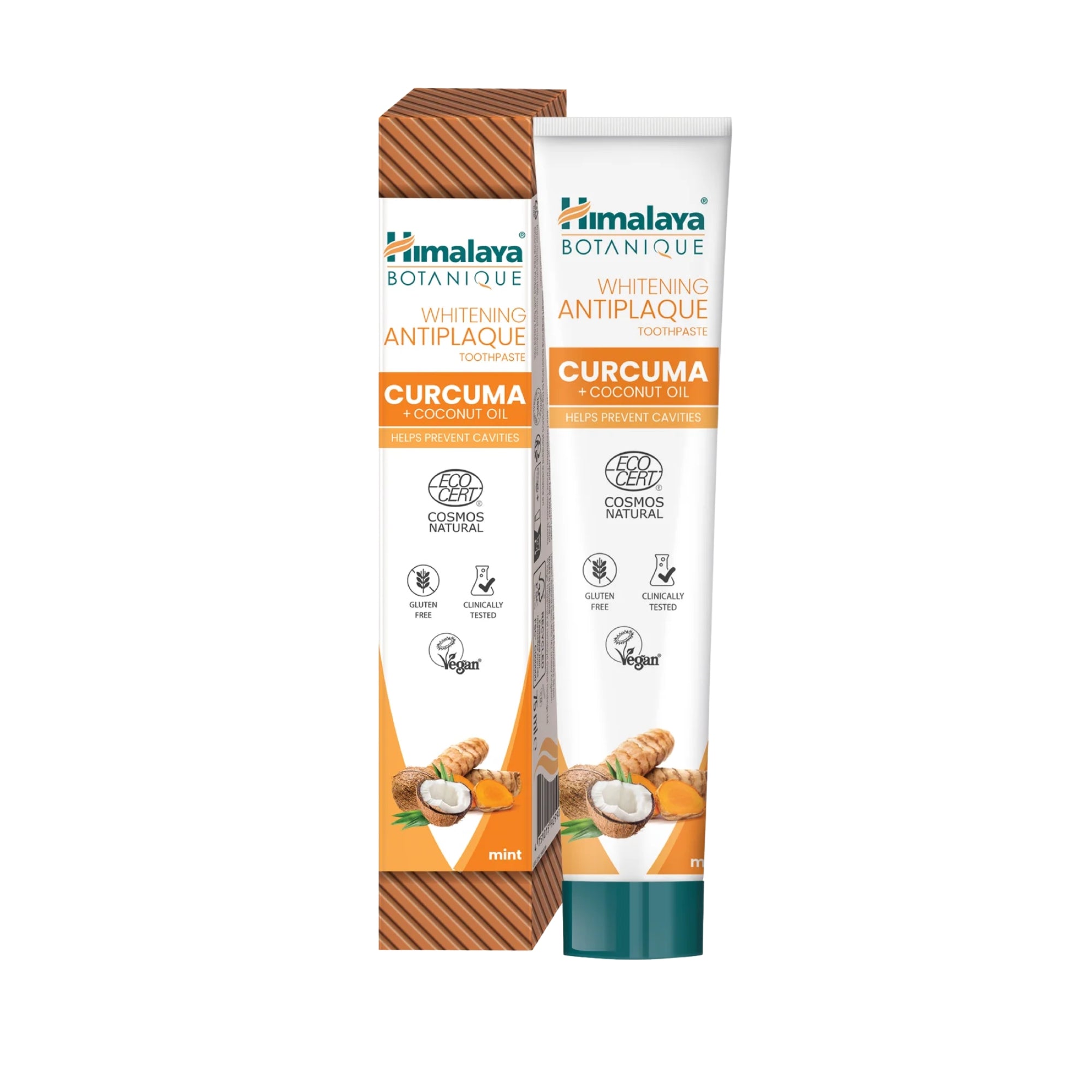 Whitening Antiplaque Toothpaste Curcuma + Coconut Oil | 75ml | Himalaya