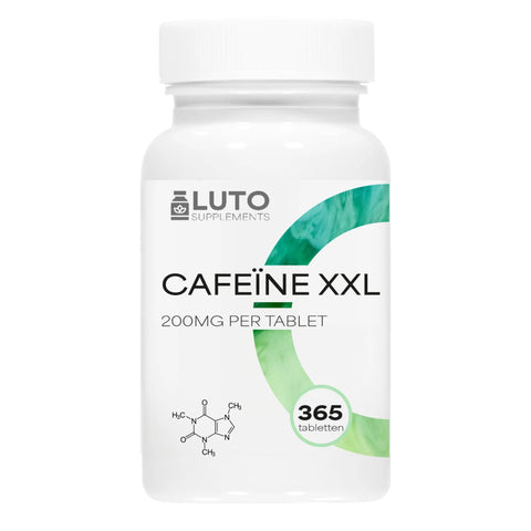 Cafeïne XXL | 200 mg watervrije cafeïne | LUTO Supplements