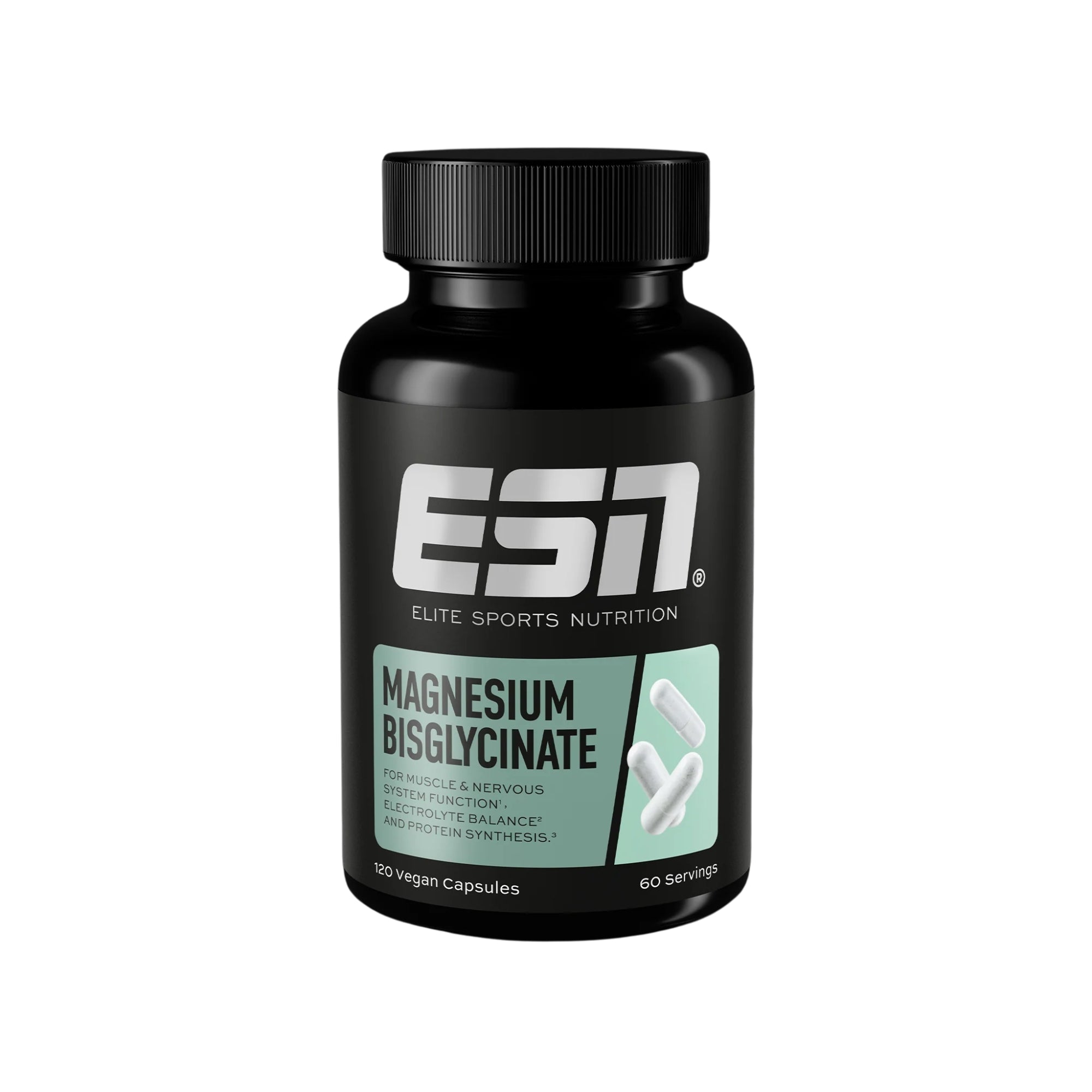Magnesium Bisglycinaat (Magnesium Bisglycinate) | 120 capsules | ESN