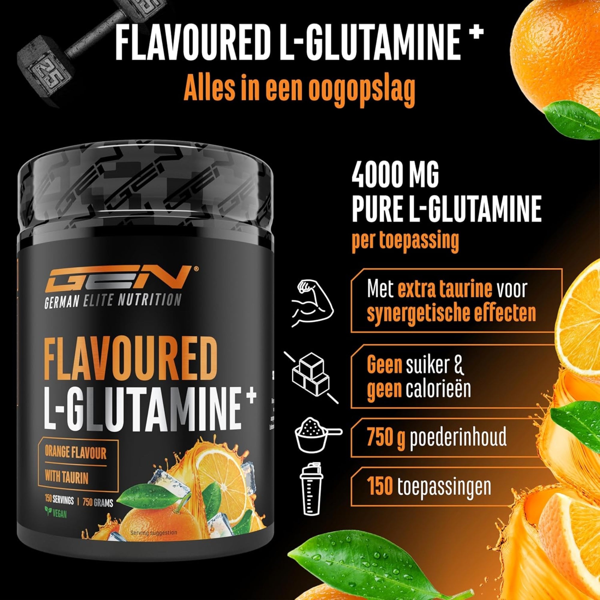 L-Glutamine Poeder | 750g | GEN