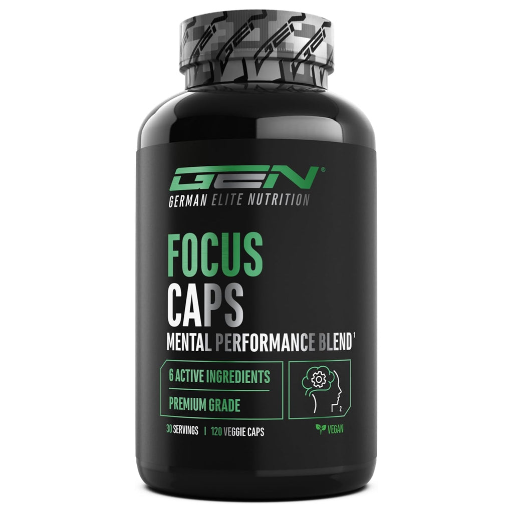 Focus Caps Mental Performance Blend 120 capsules | German Elite Nutrition