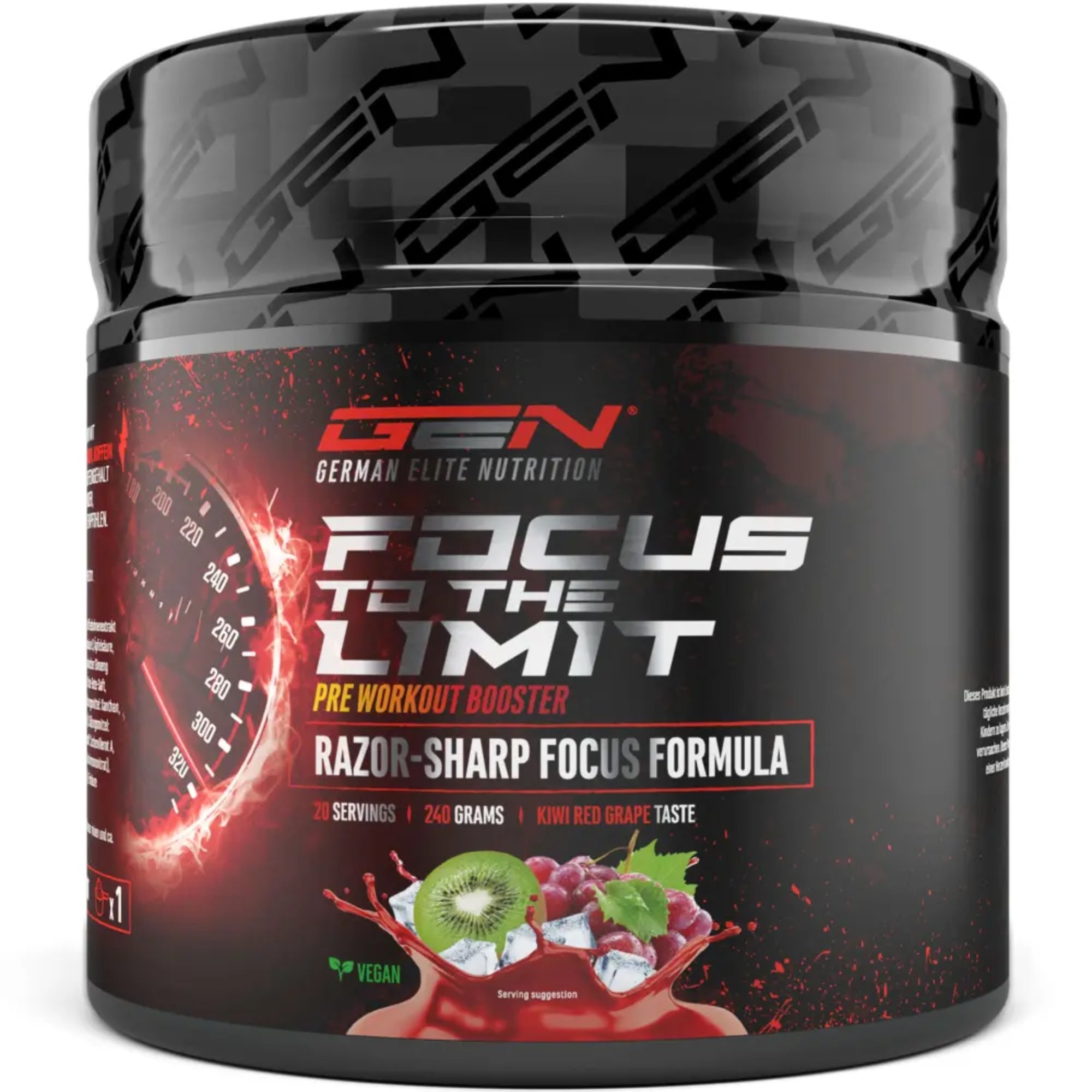 Focus to the Limit (Pre-Workout Booster) | 240g | German Elite Nutrition