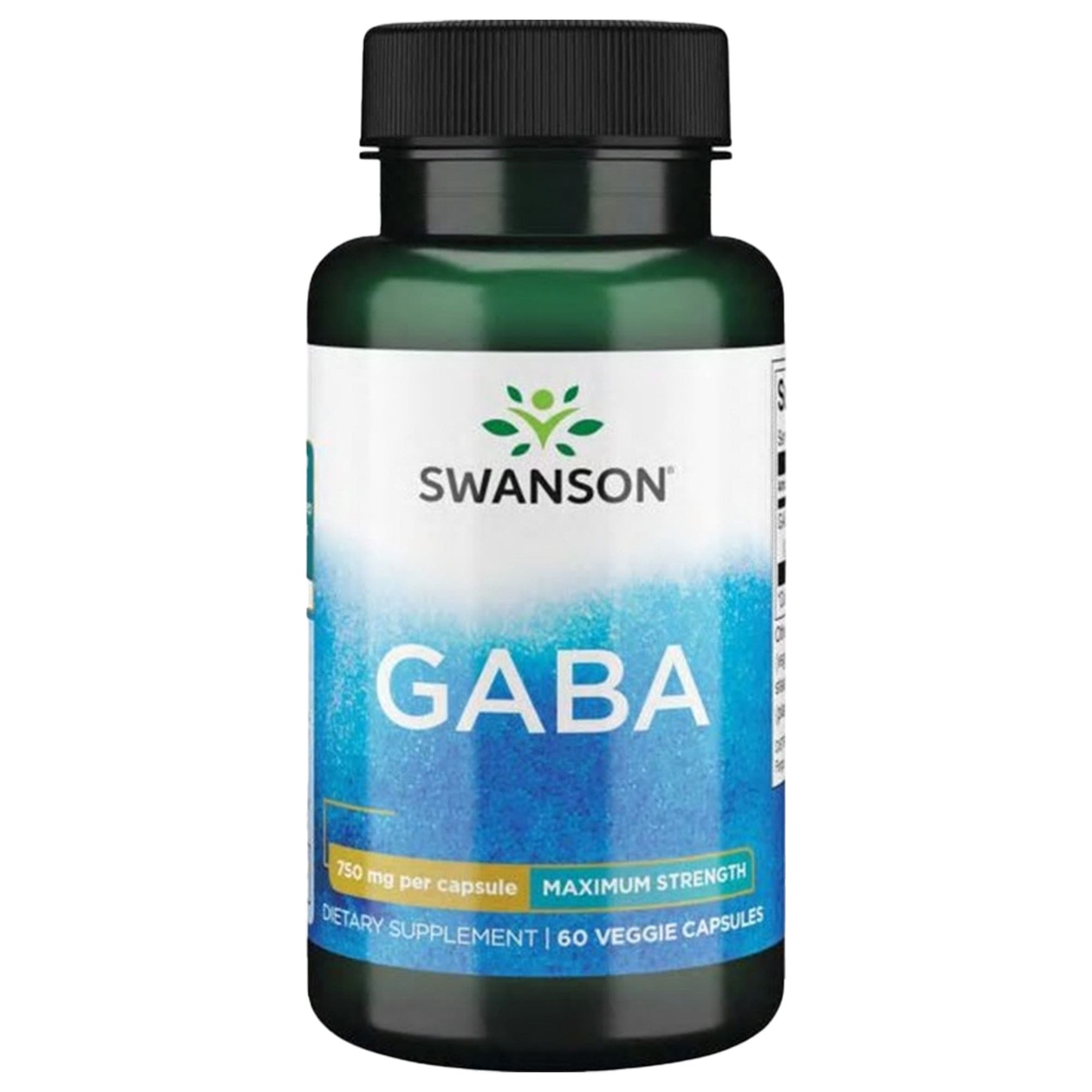 Swanson | GABA 500mg | 100 Capsules | Gamma-aminoboterzuur | aminozuur