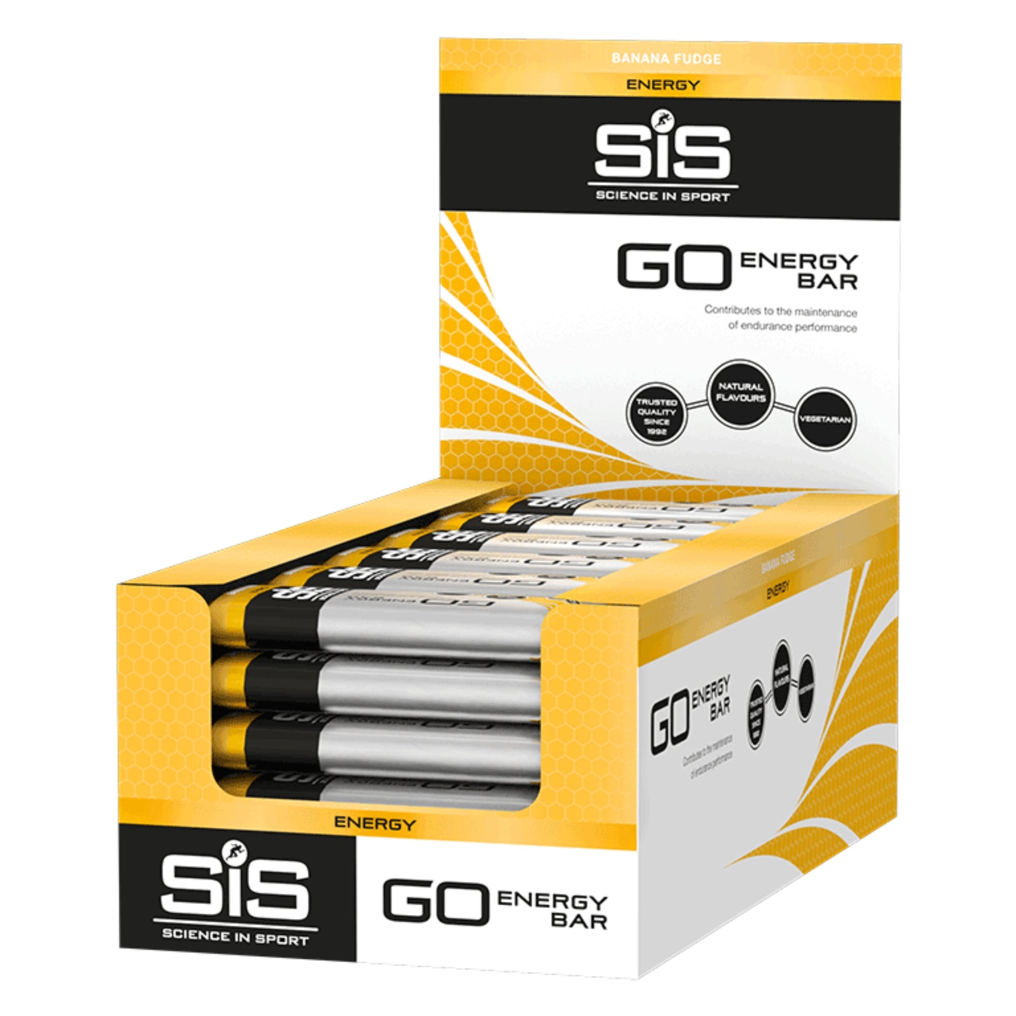 SiS GO Energy Bar | 25 g koolhydraten per reep | 30 stuks