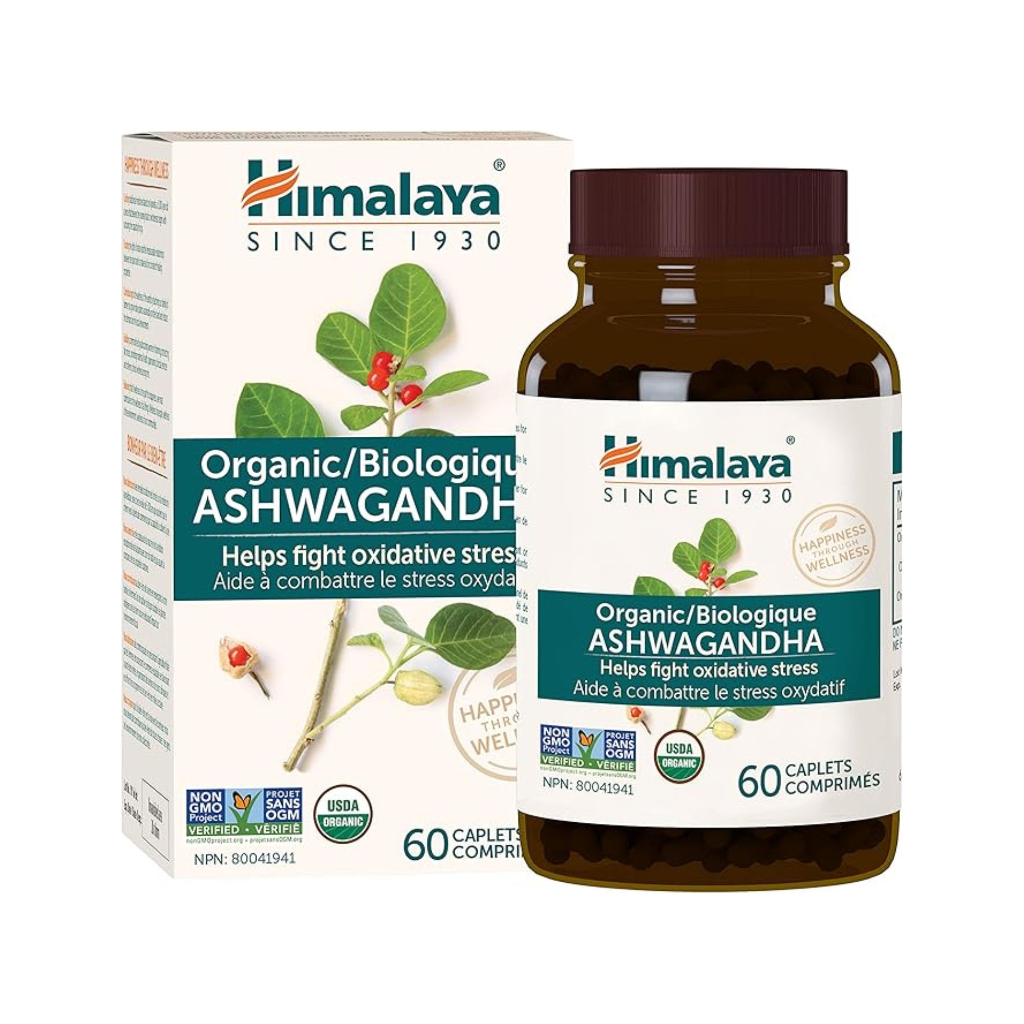 Bio Ashwagandha 380mg | 60 tabletten | Himalaya
