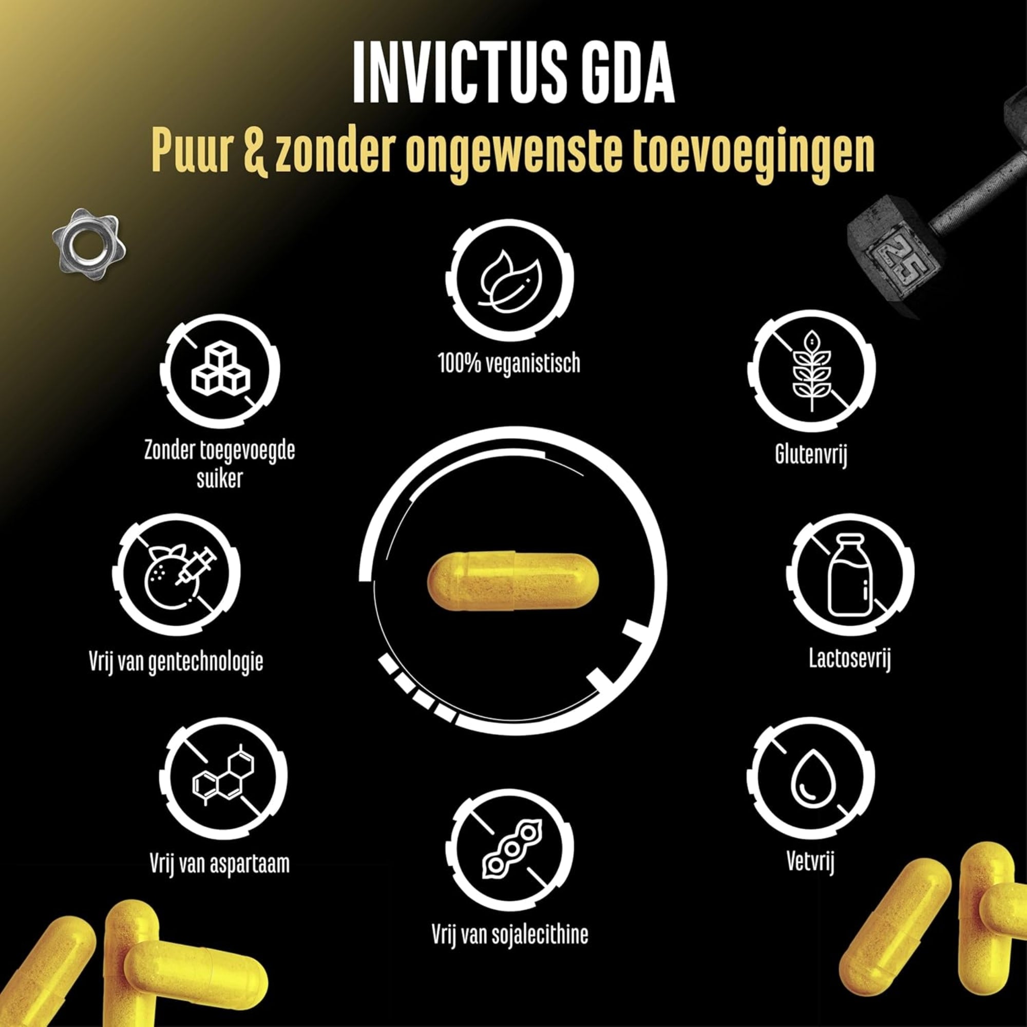 Invictus GDA (Glucose Formule) | 120 capsules | German Elite Nutrition