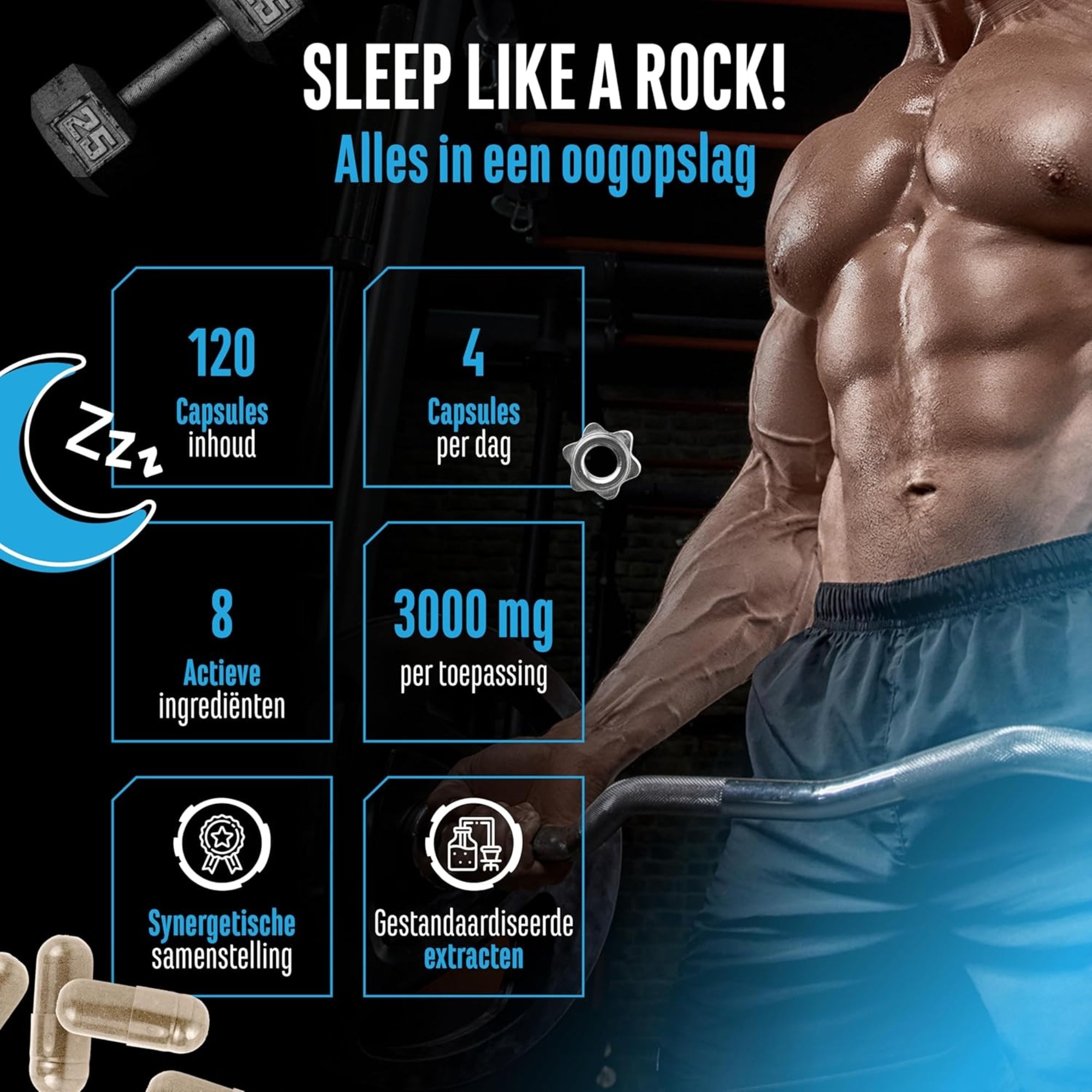 Knockout (Shoden®, Magnesium & Plantenextracten) | 120 capsules | GEN
