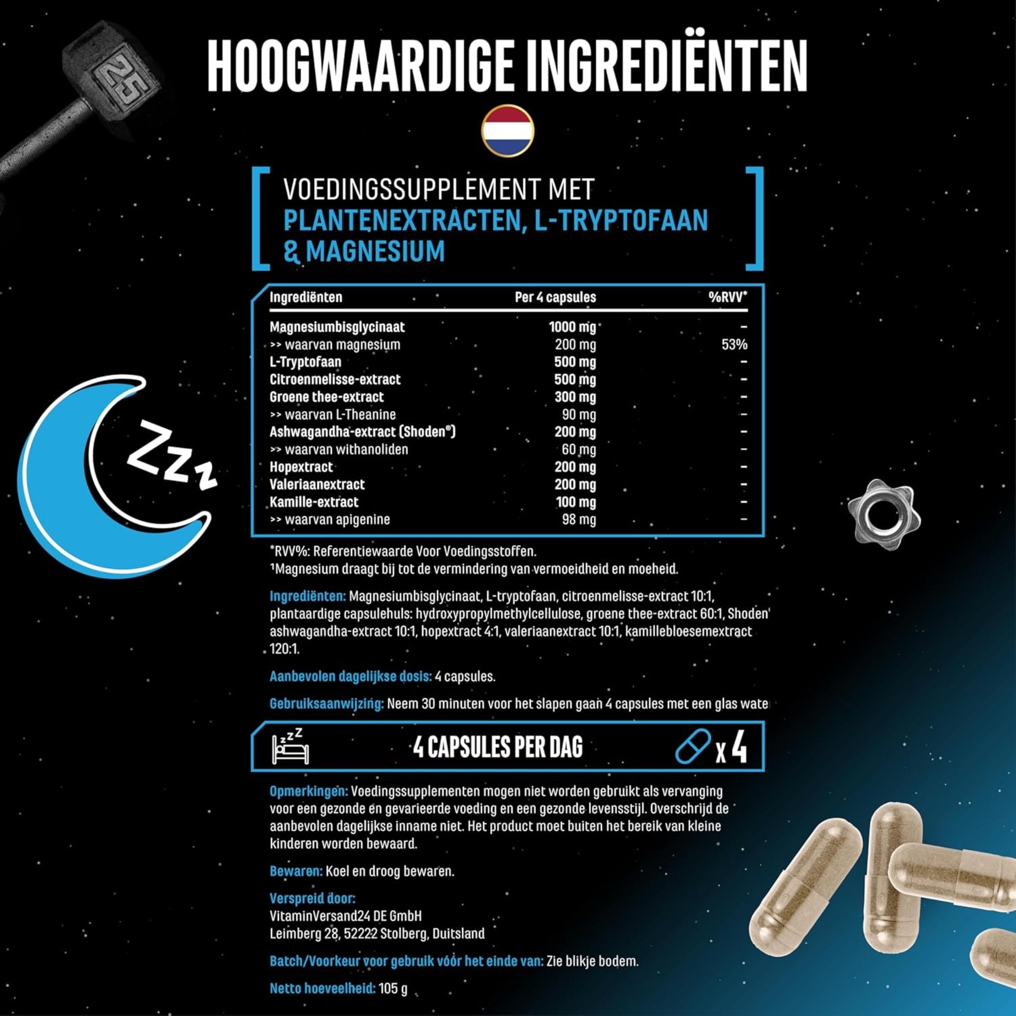Knockout (Shoden®, Magnesium & Plantenextracten) | 120 capsules | GEN
