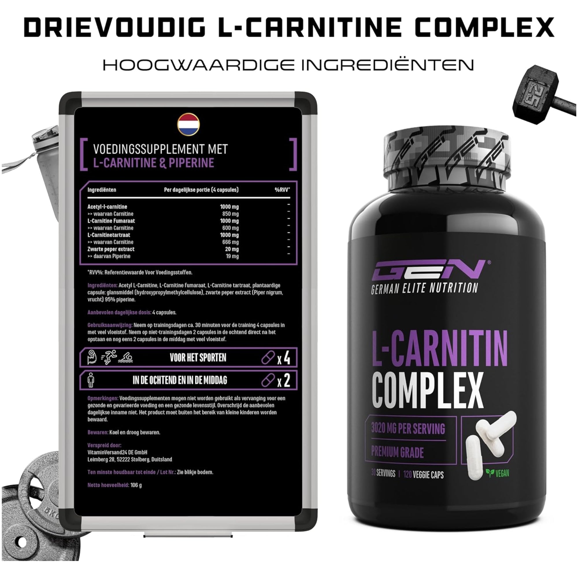 L-carnitine complex label GEN