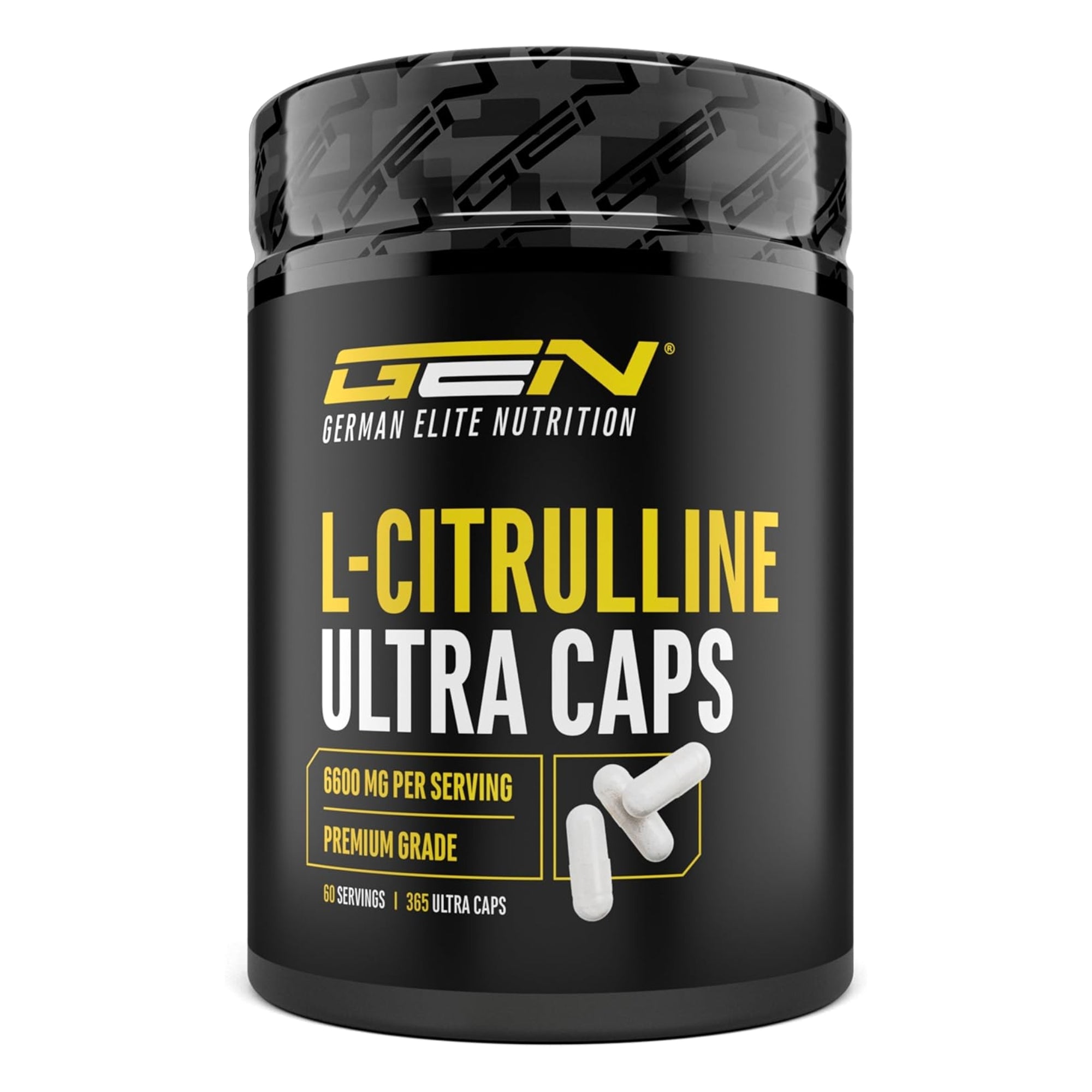 GEN | L-Citrulline Ultra Caps 6600mg | 365 capsules | German Elite Nutrition