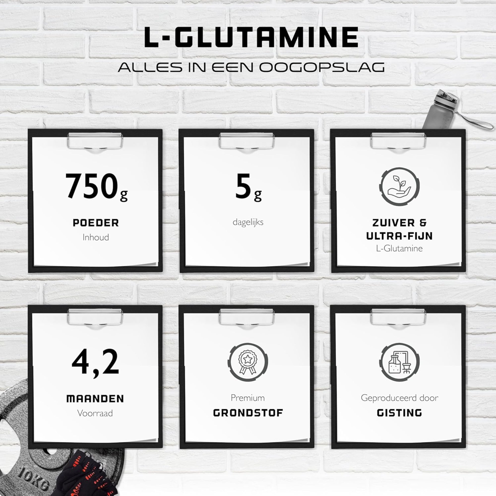 L-glutamine poeder samenstelling GEN