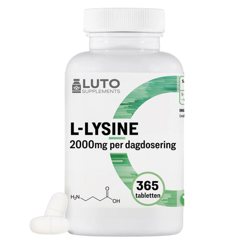 L-Lysine 2000mg | 365 tabletten | LUTO Supplements