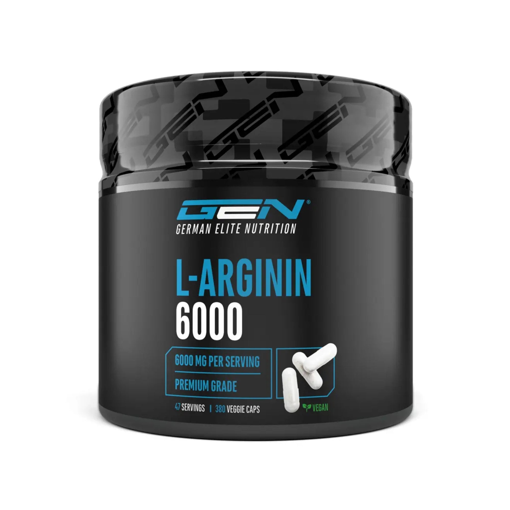 L-Arginin 6000 180 capsules | GEN – German Elite Nutrition