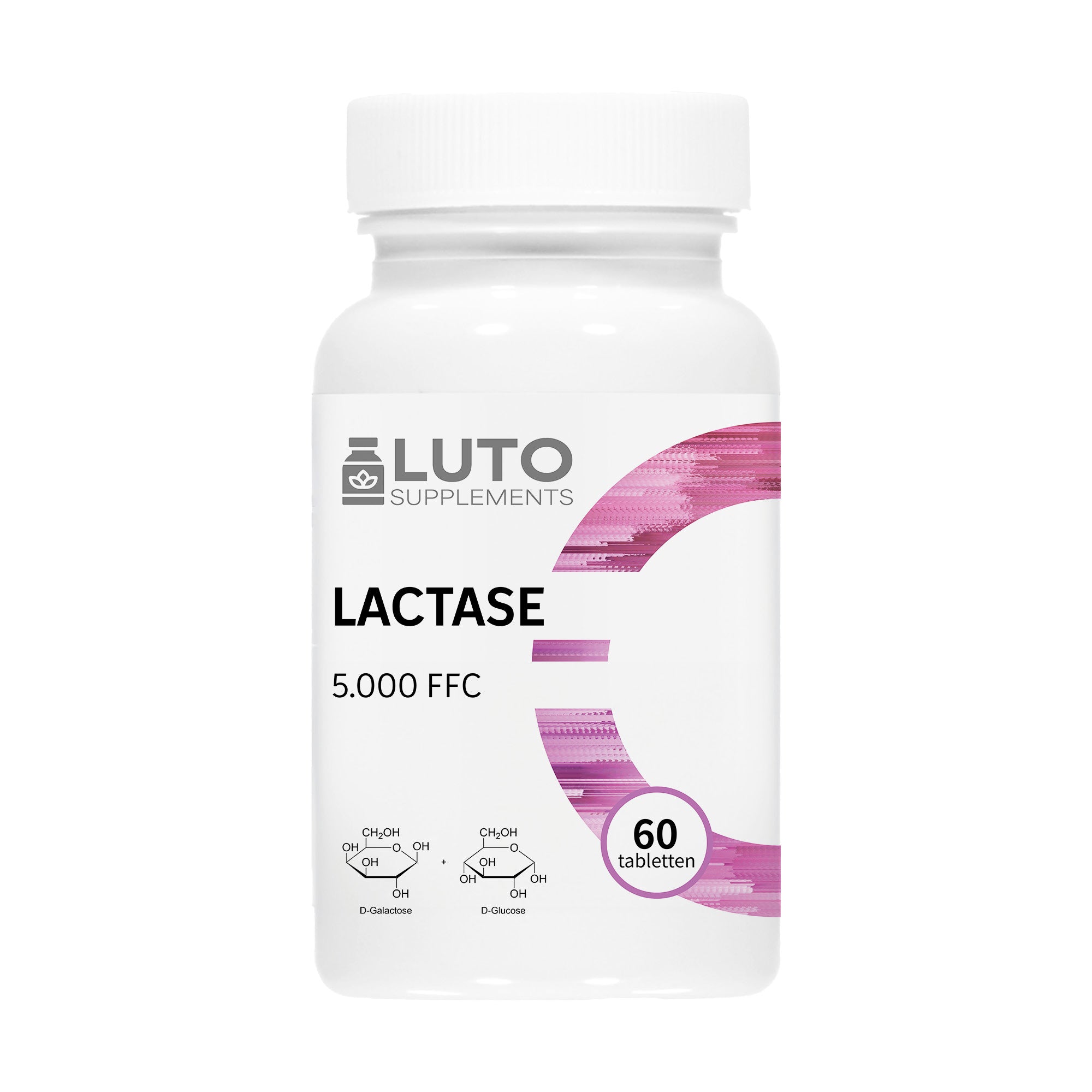 Lactase 5.000 FCC-eenheden | 90 tabletten | LUTO Supplements