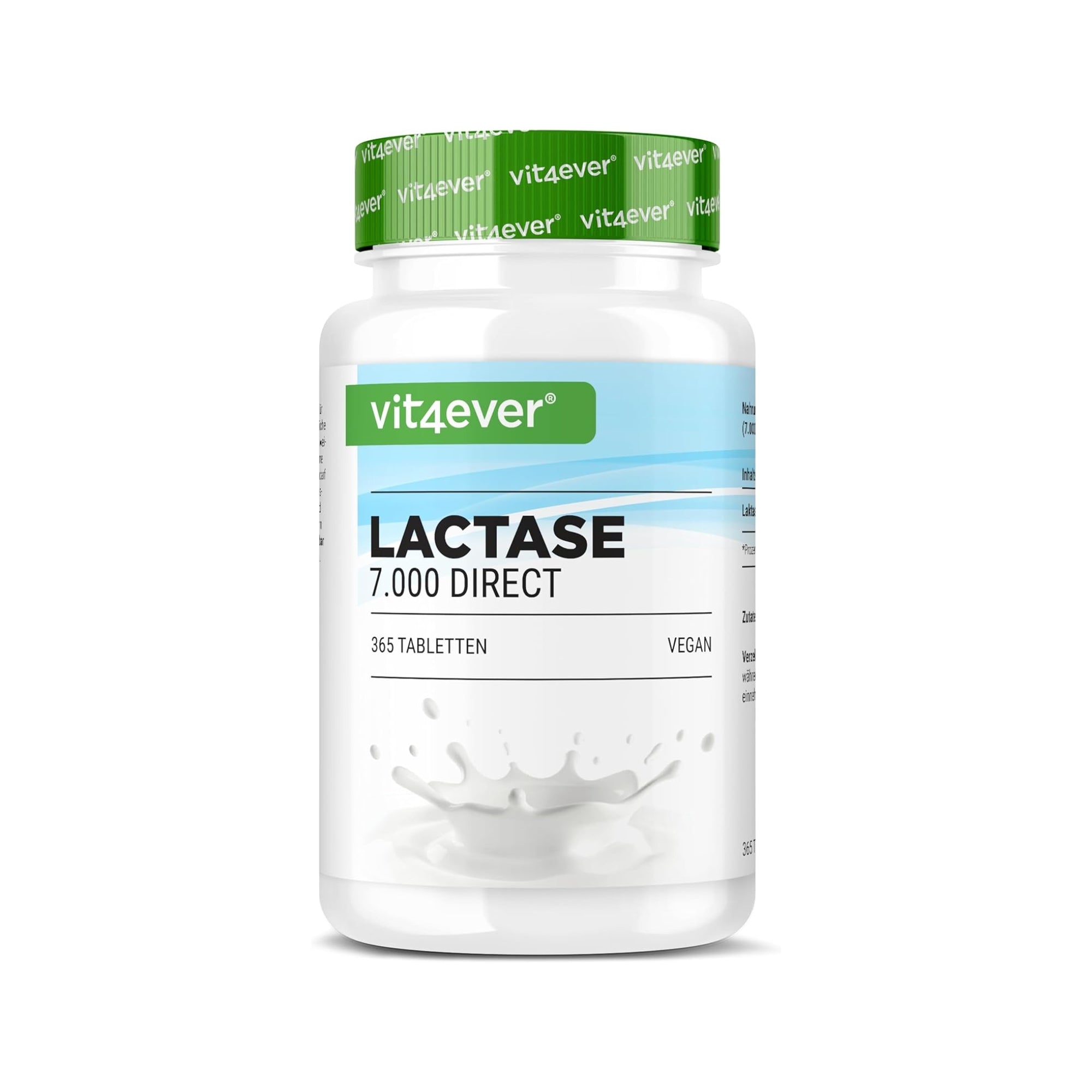 Lactase 7.000 FCC (Direct) | 180 of 365 tabletten | Vit4ever