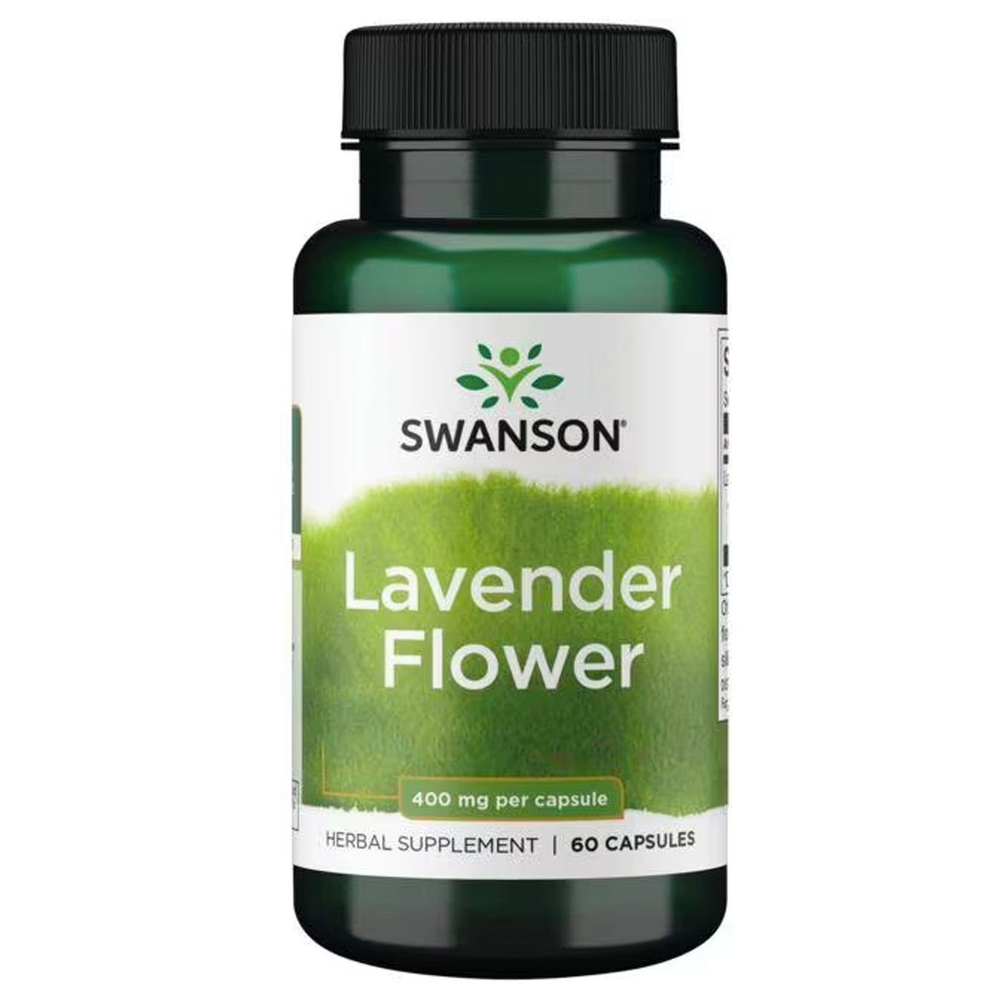 Swanson - Lavender Flower / Lavendel Bloem (Lavandula officinalis) - 4:1 Extract - 400mg - 60 Capsules