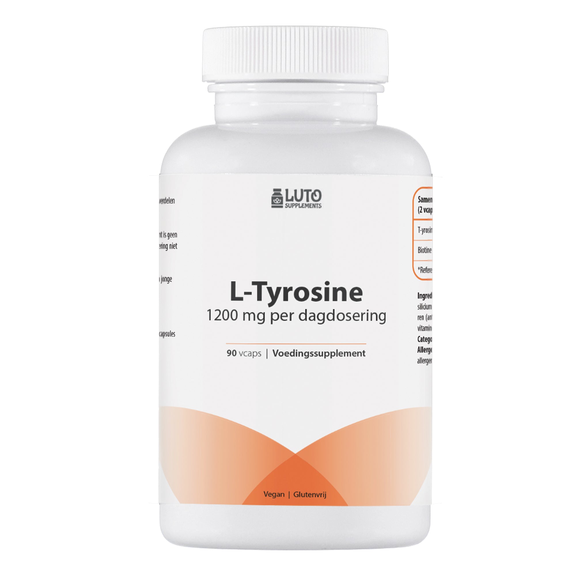 L-tyrosine 1200 mg per dosering