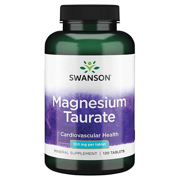 Magnesium Tauraat | 120 Tabletten | Swanson