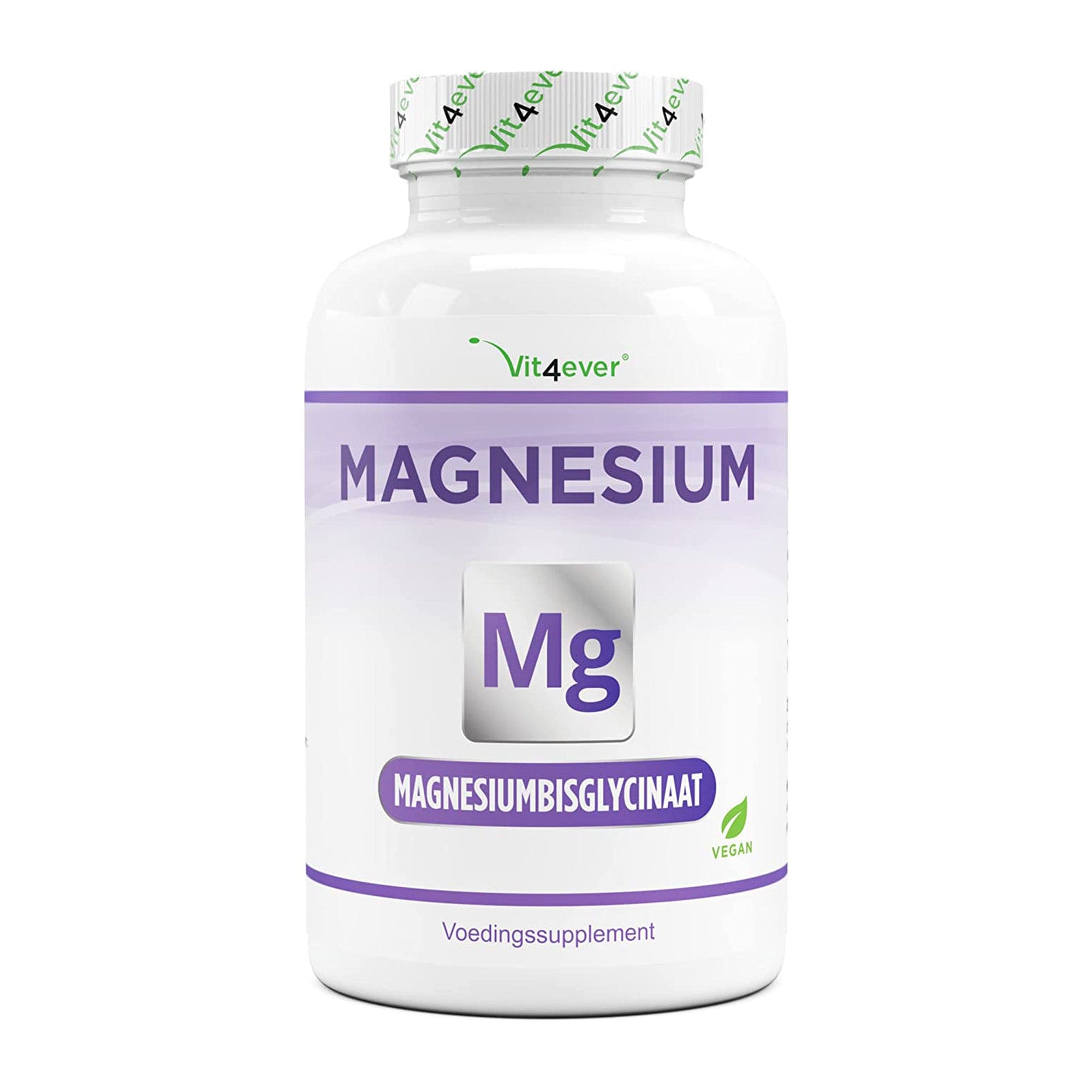 vit4ever Magnesium bisglycinaat 365 capsules 