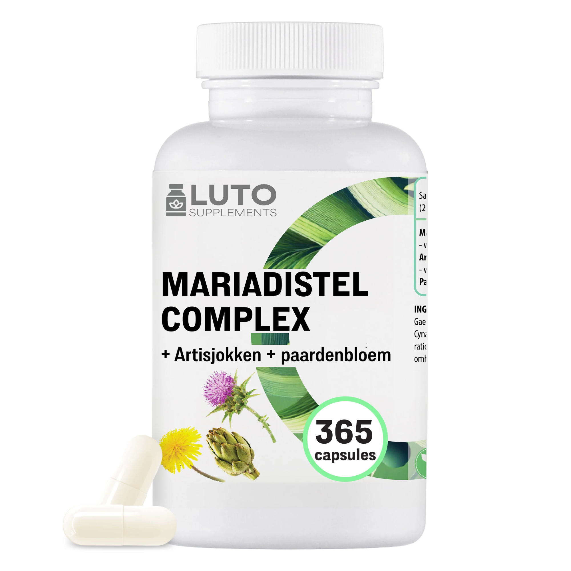 Mariadistel complex 365 capsules Luto Supplements