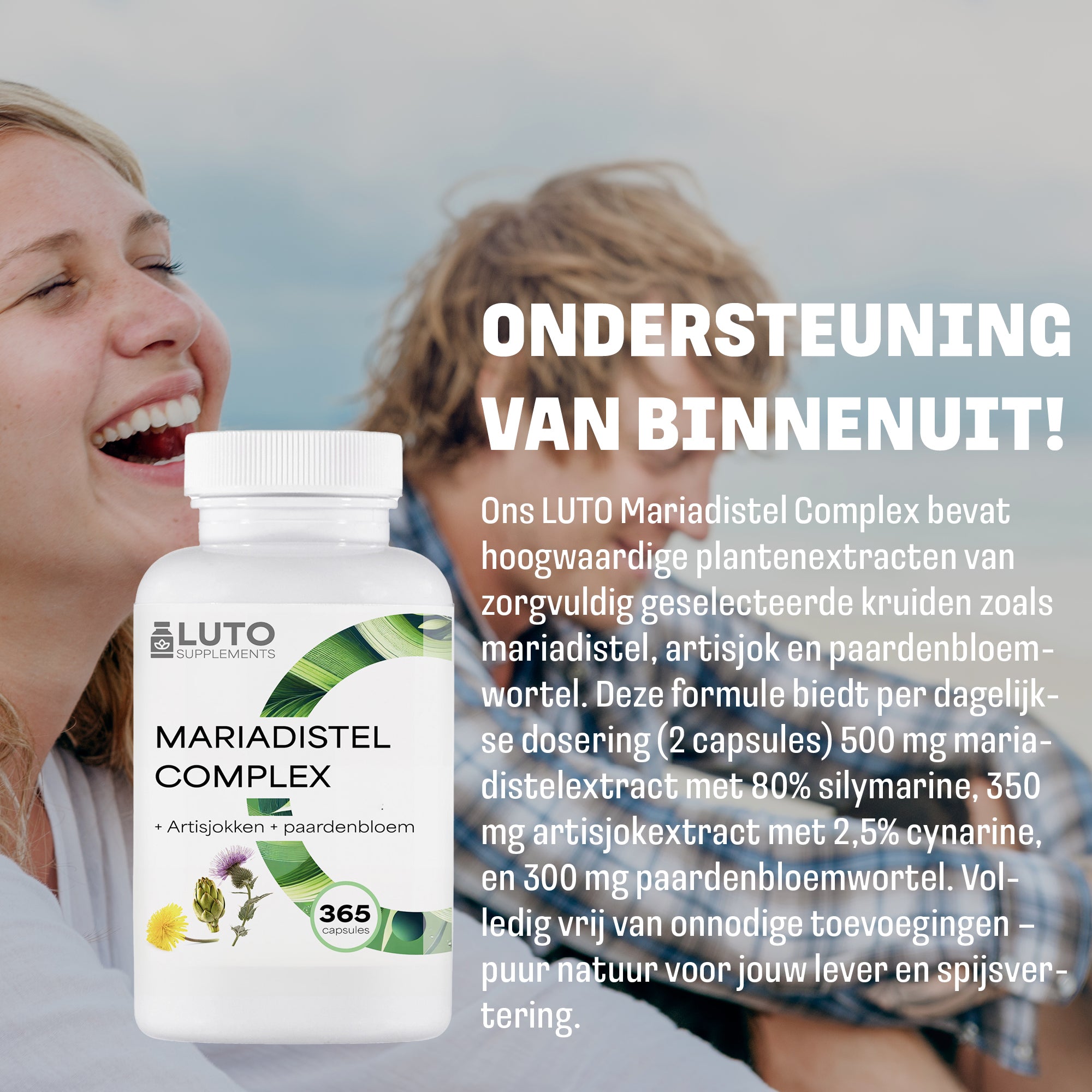 Mariadistel complex | 365 capsules | LUTO Supplements