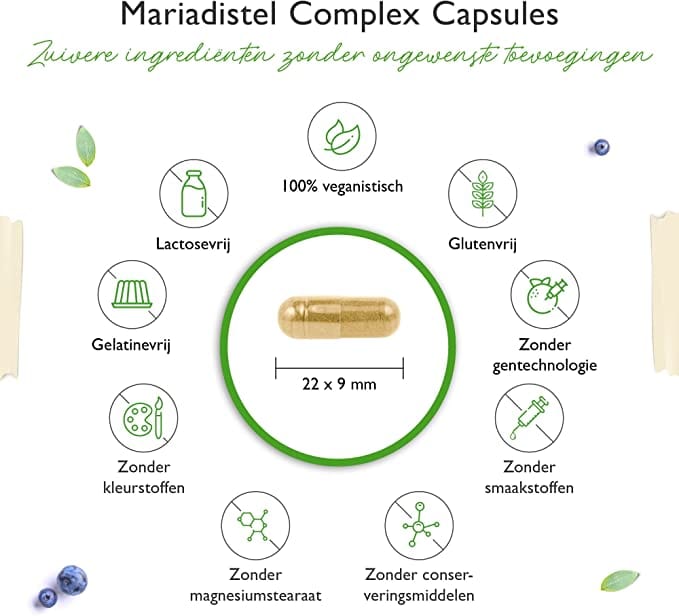 Vegan mariadistelcomplex supplement