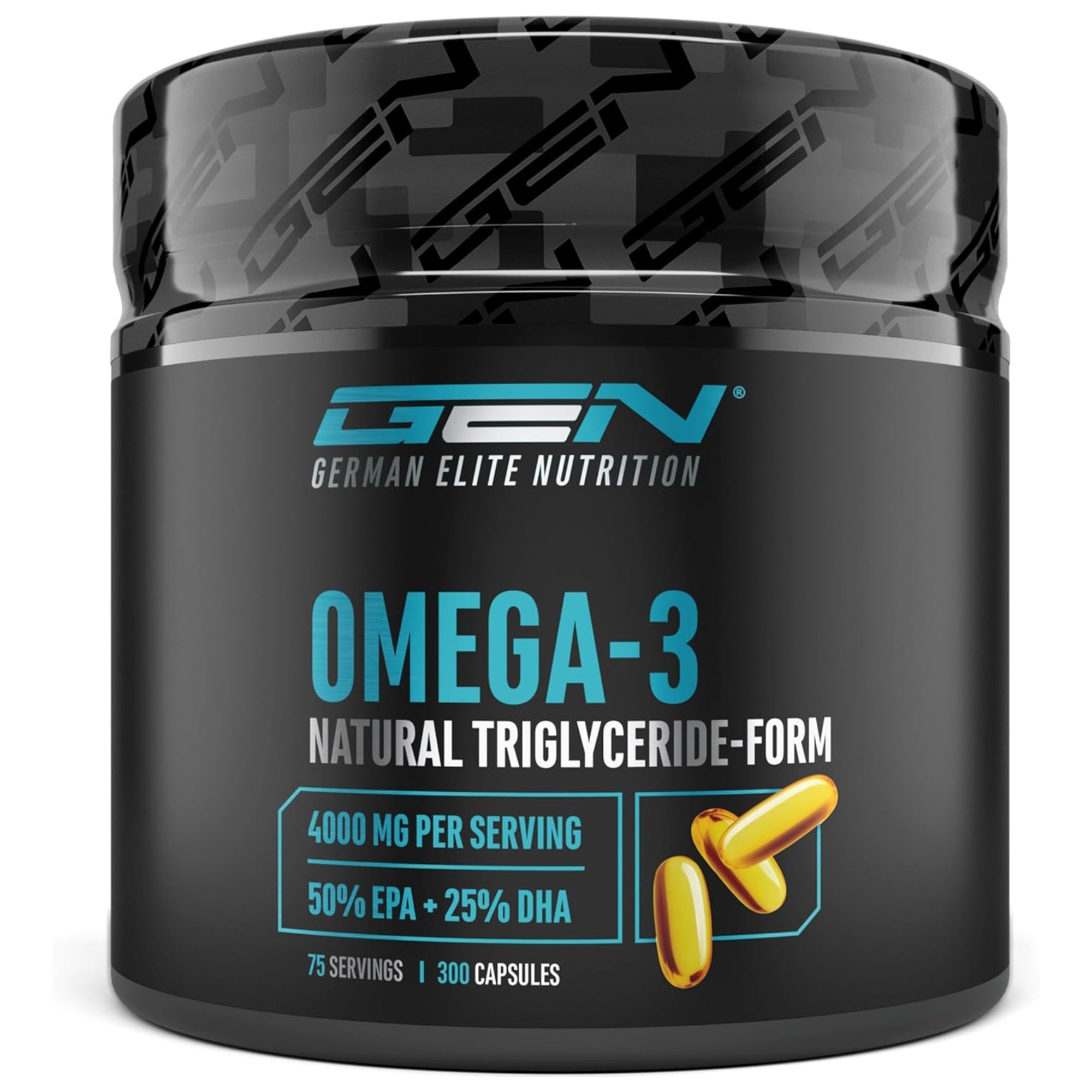 Omega-3 Ultra Caps (EPA & DHA in triglyceridenvorm) 4000mg | 300 softgels | GEN