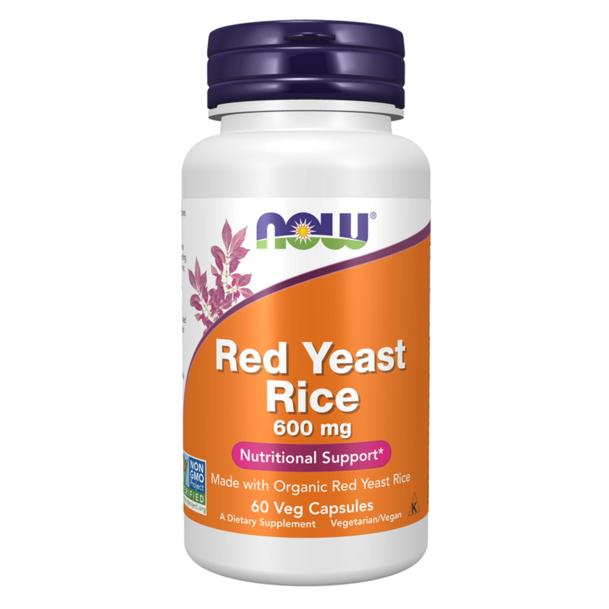 Bio Rode Gist Rijst Rode Gist Rijst 600mg | 60 capsules | NOW Foods