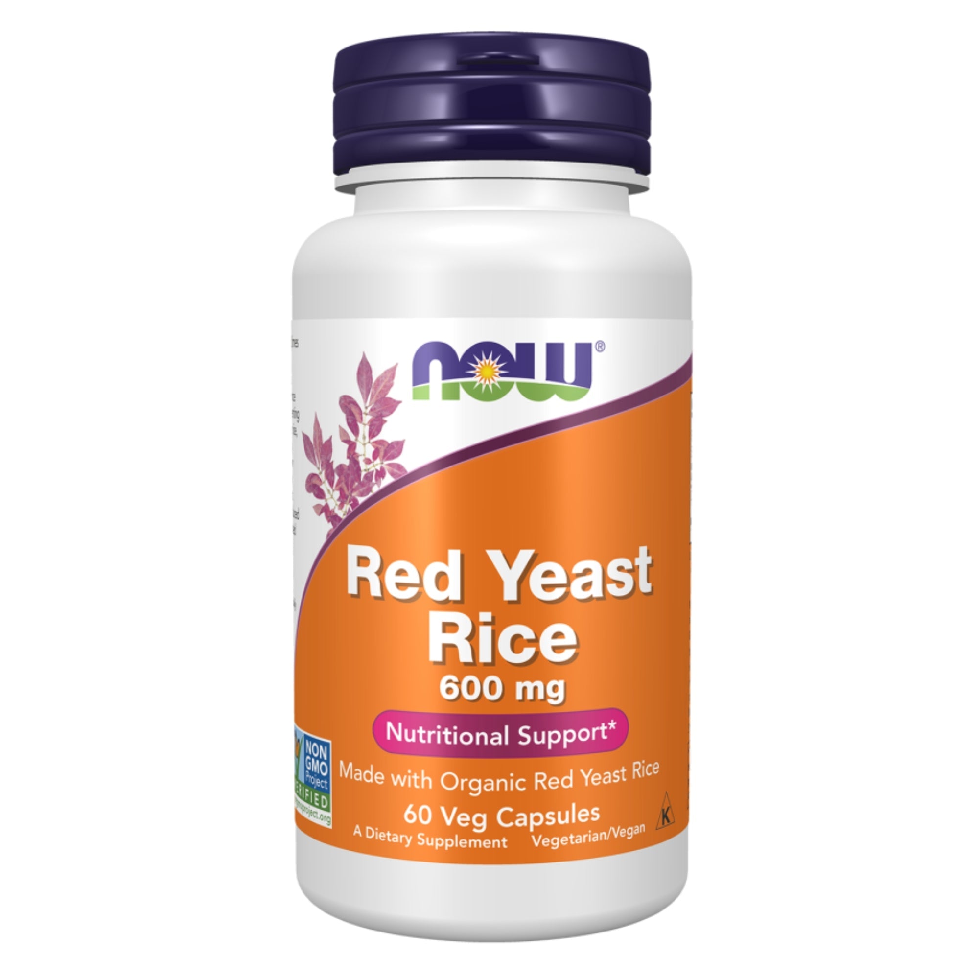Rode Gist Rijst (Red Yeast Rice) 600 mg | 60 capsules | NOW Foods