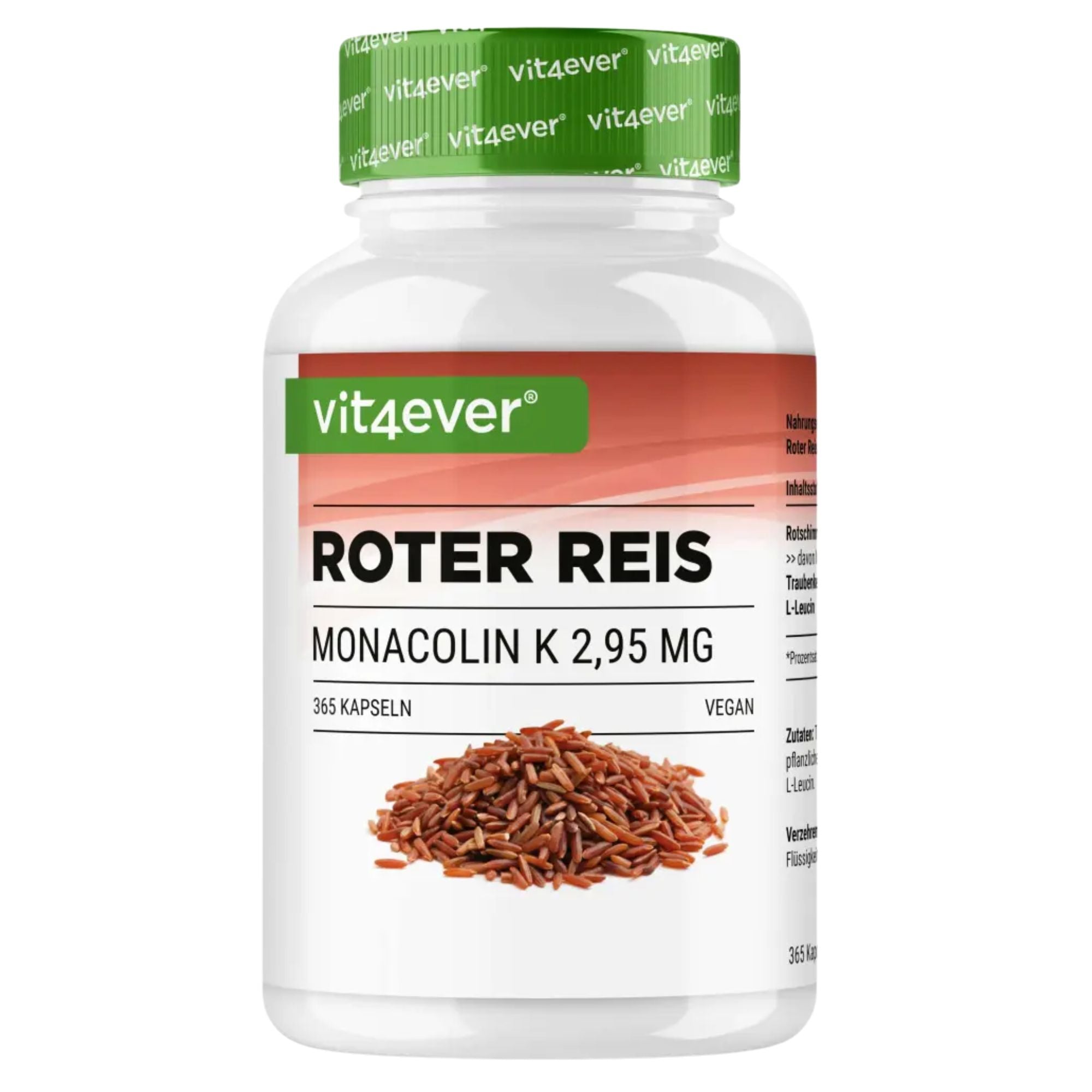 Rode rijst extract 365 capsules Vit4ever