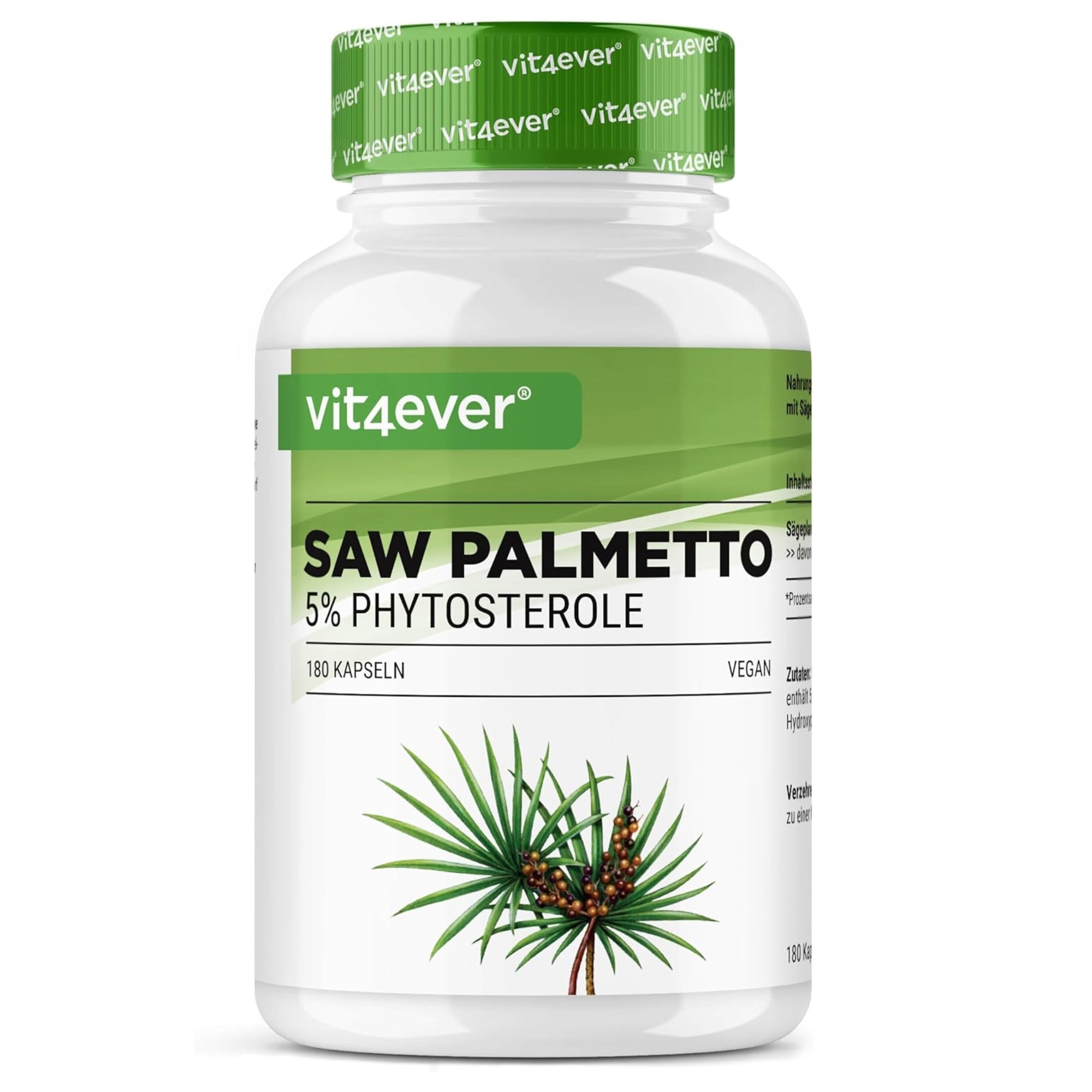 Saw Palmetto extract 500 mg | 180 capsules | Vit4ever