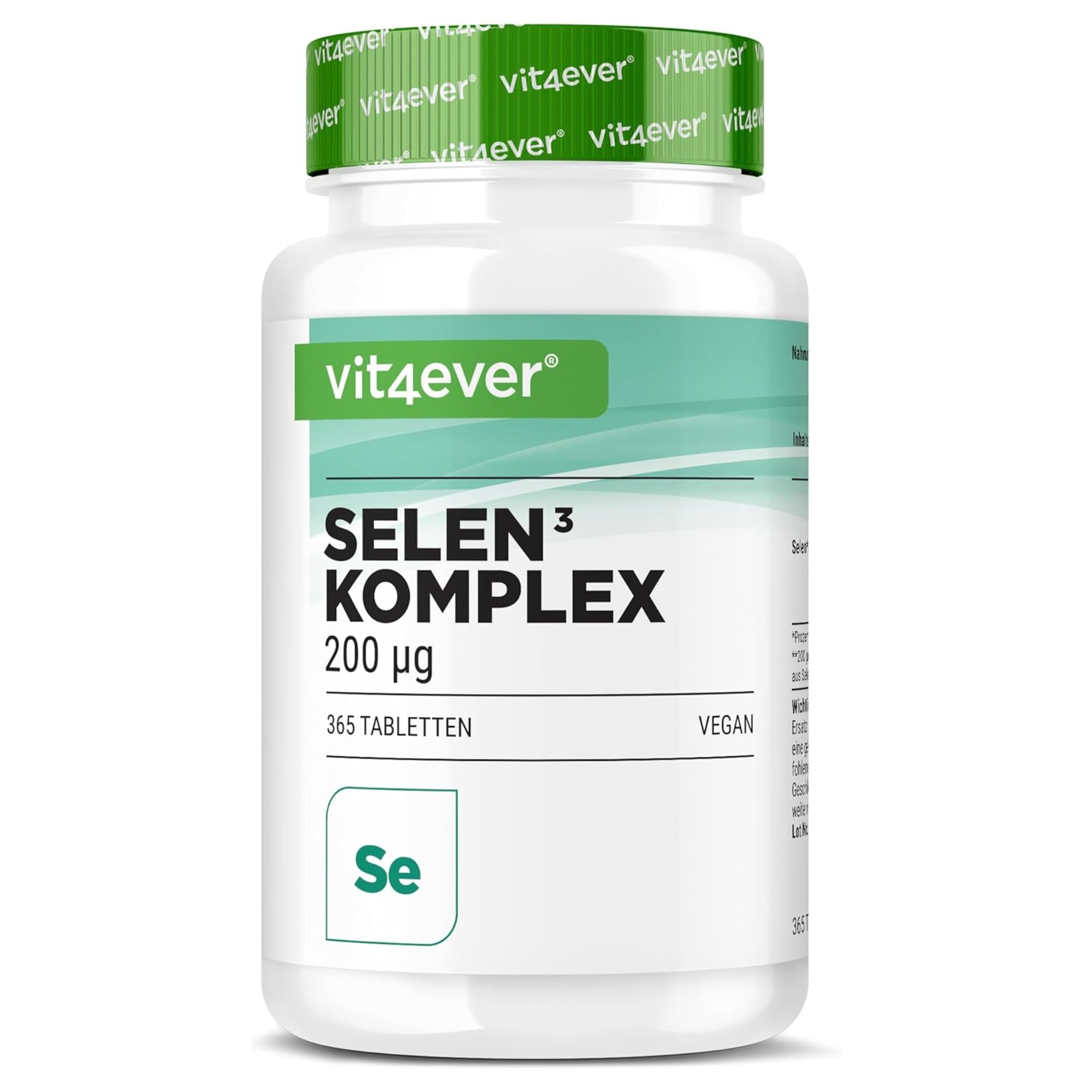 Selenium Complex 200µg | 365 tabletten | Vit4ever