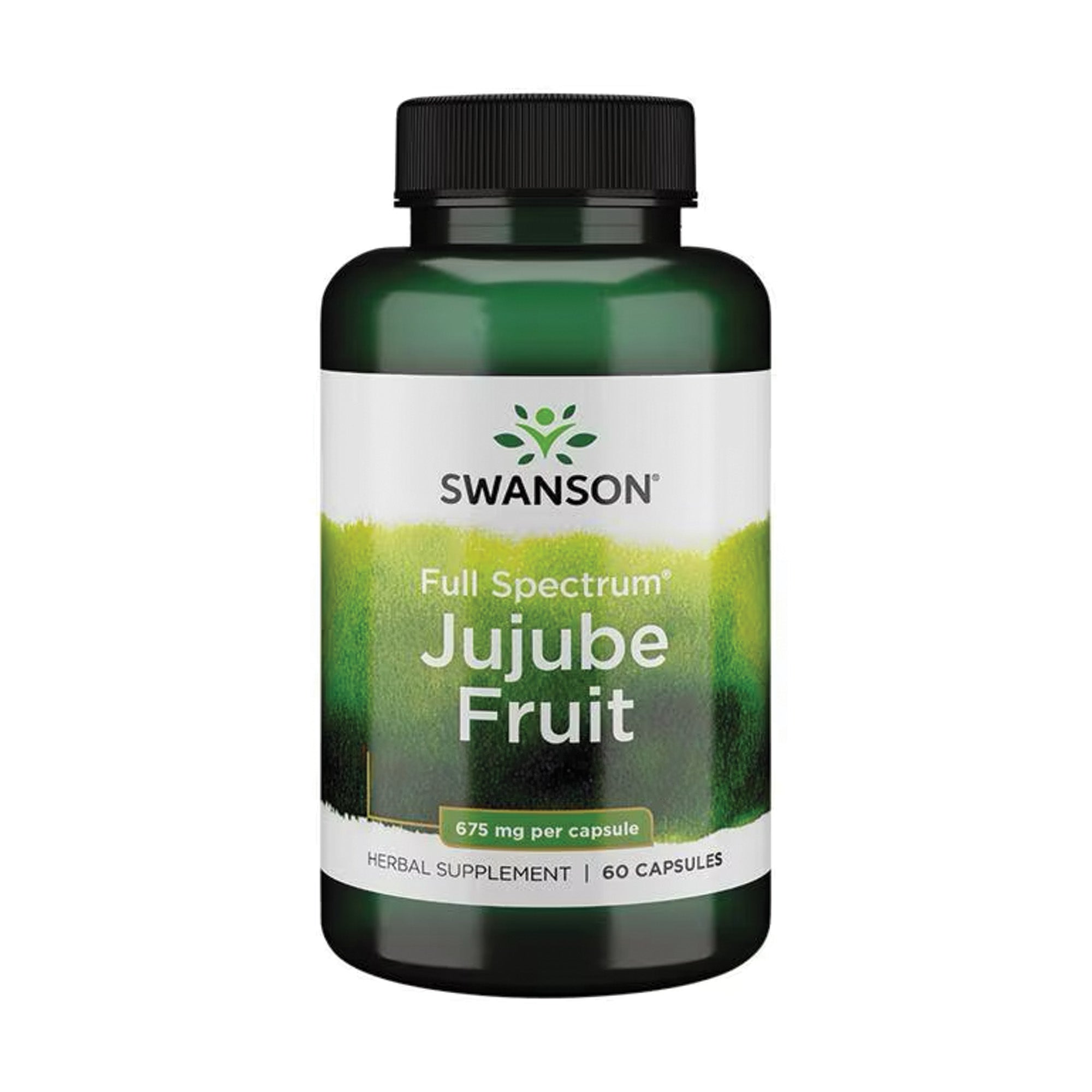 Swanson Jujube Fruit / Jujubefruit (Ziziphus jujuba) | 675mg | 60 capsules