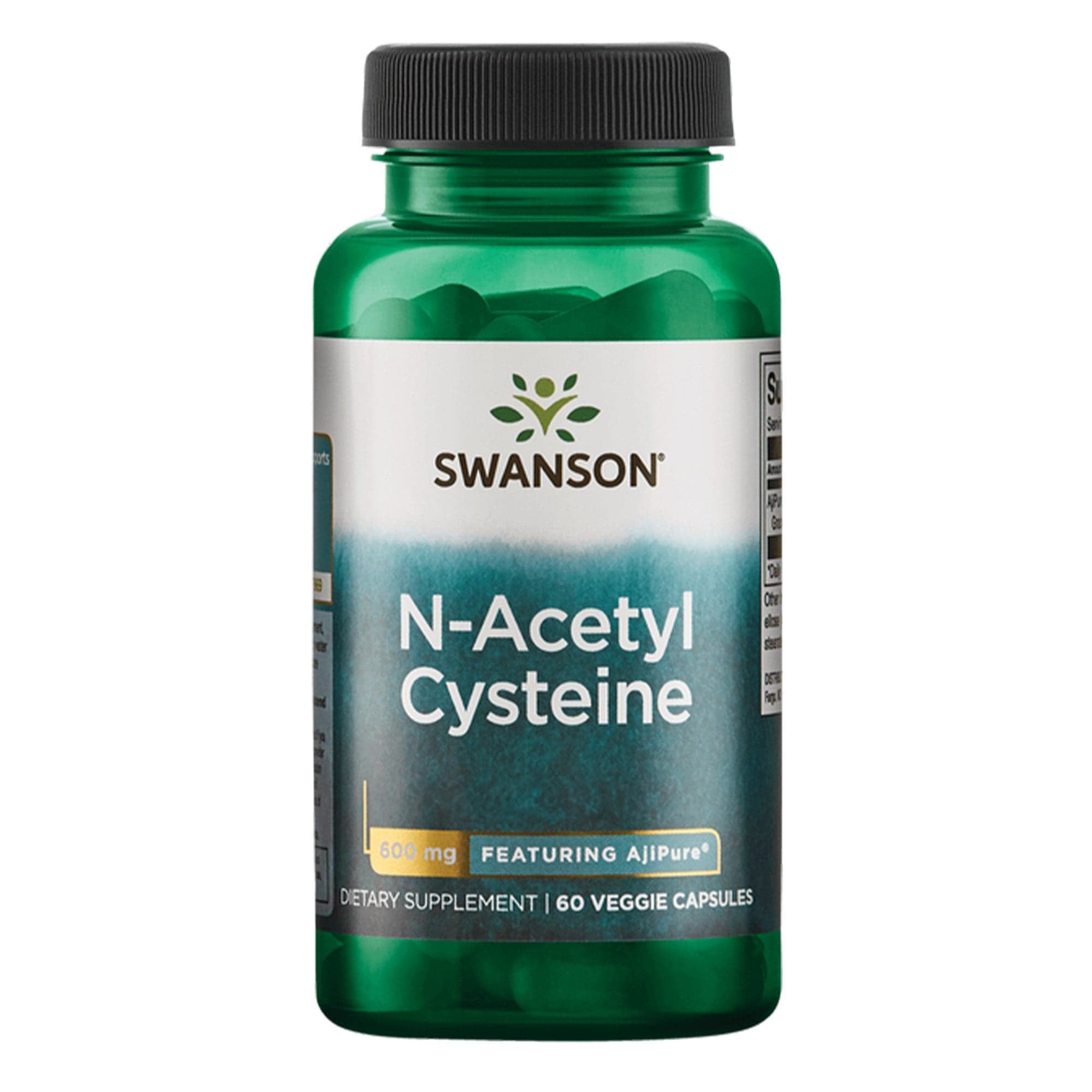 NAC | N-acetyl L-cysteine | Japanse Ajinomoto | 600mg | 100 capsules | Swanson