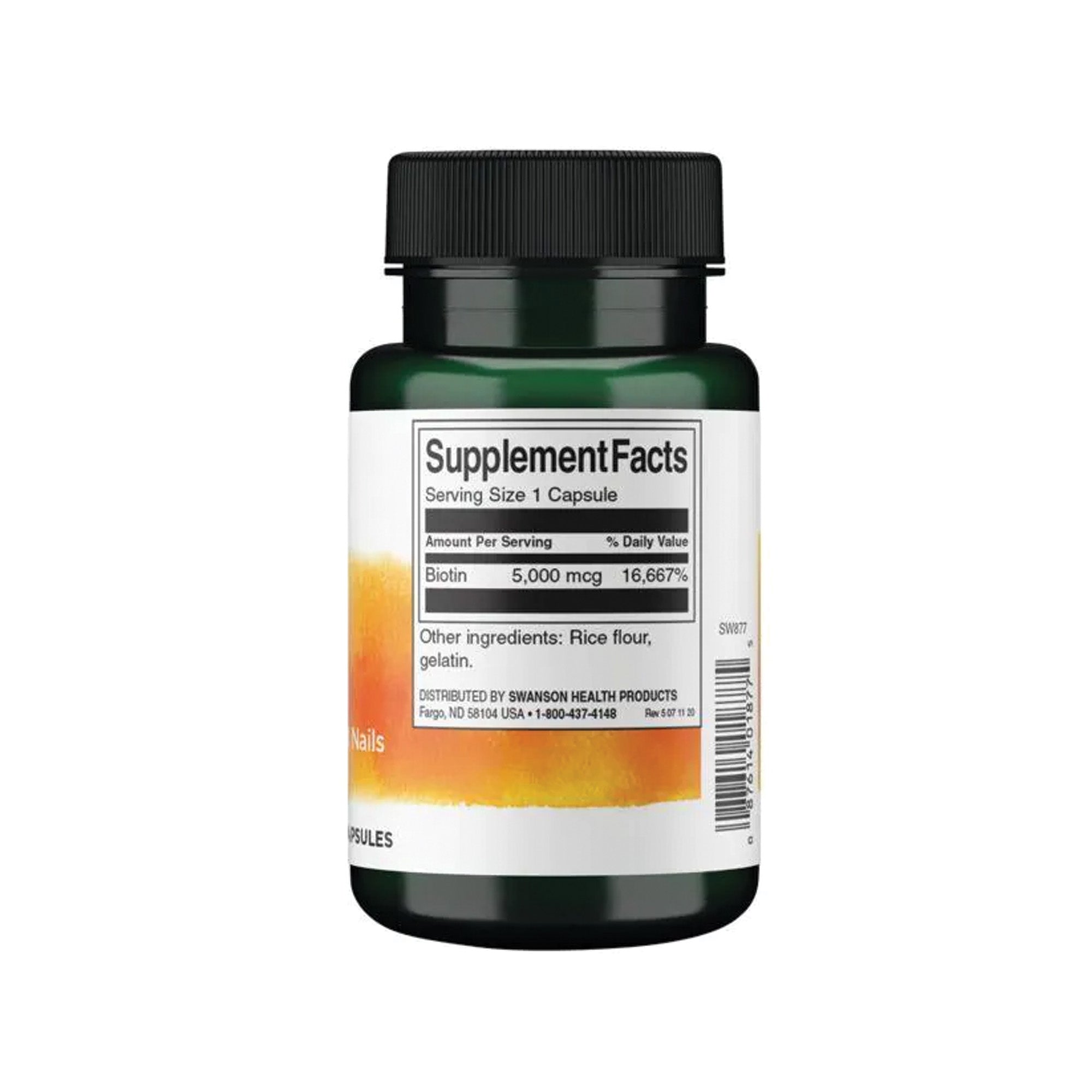 biotine supplement 100 capsules swanson