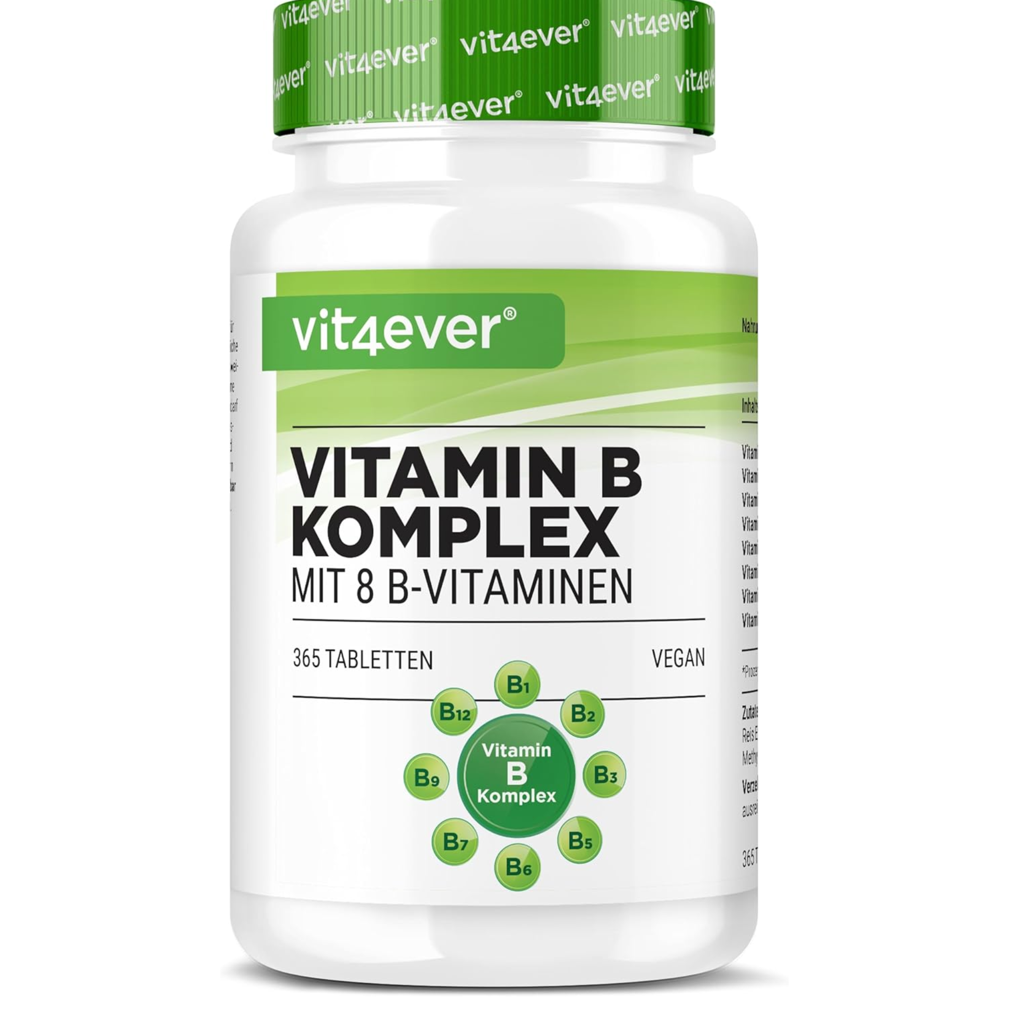 Vitamine B-complex | 365 tabletten | Vit4ever