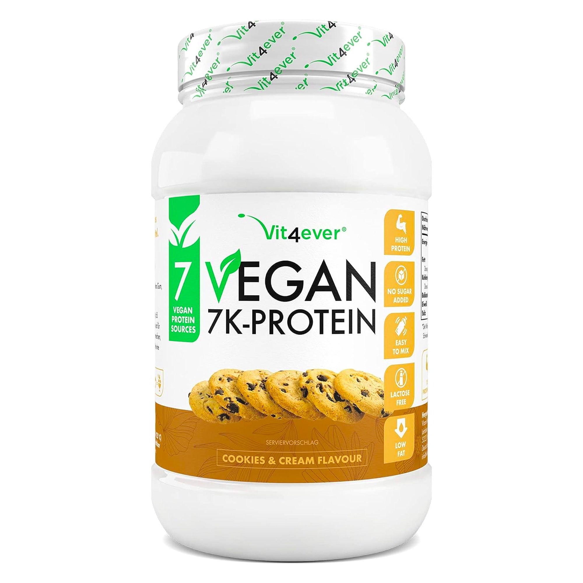 Vit4ever Vegan proteïne poeder cookies & Creame smaak