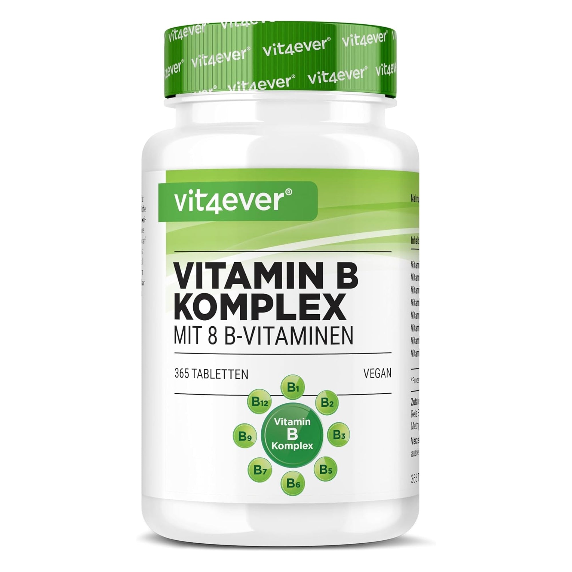Vitamine B-complex | 365 tabletten | Vit4ever