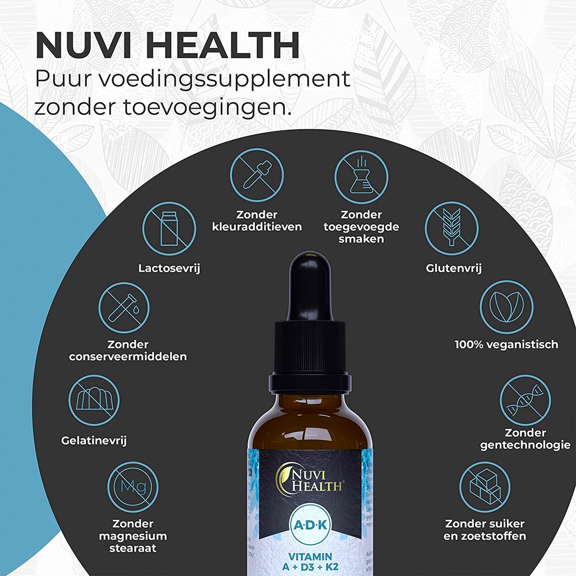 Nuvi health druppels vitamine A D K