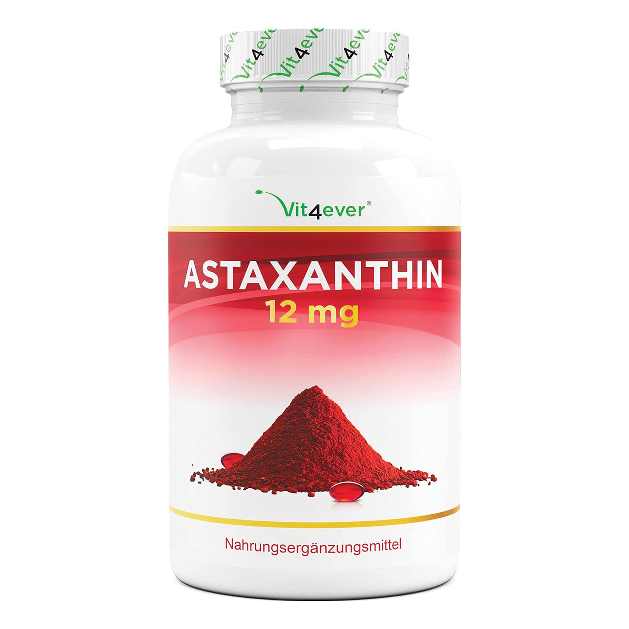 Astaxanthine | 12mg | 60 softgels | Vitamine e | Vit4ever