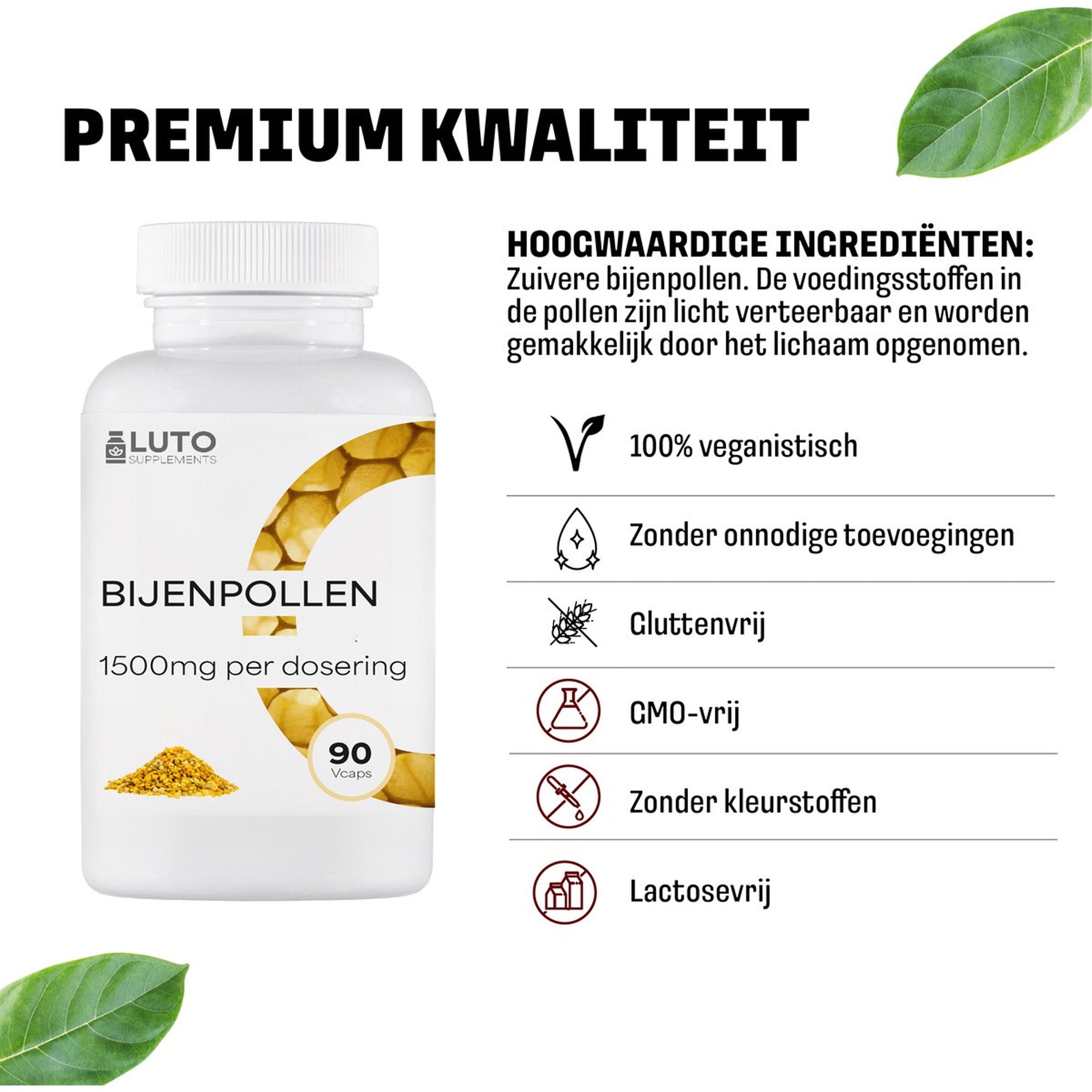 bijenpollen capsules tegen hooikorts
